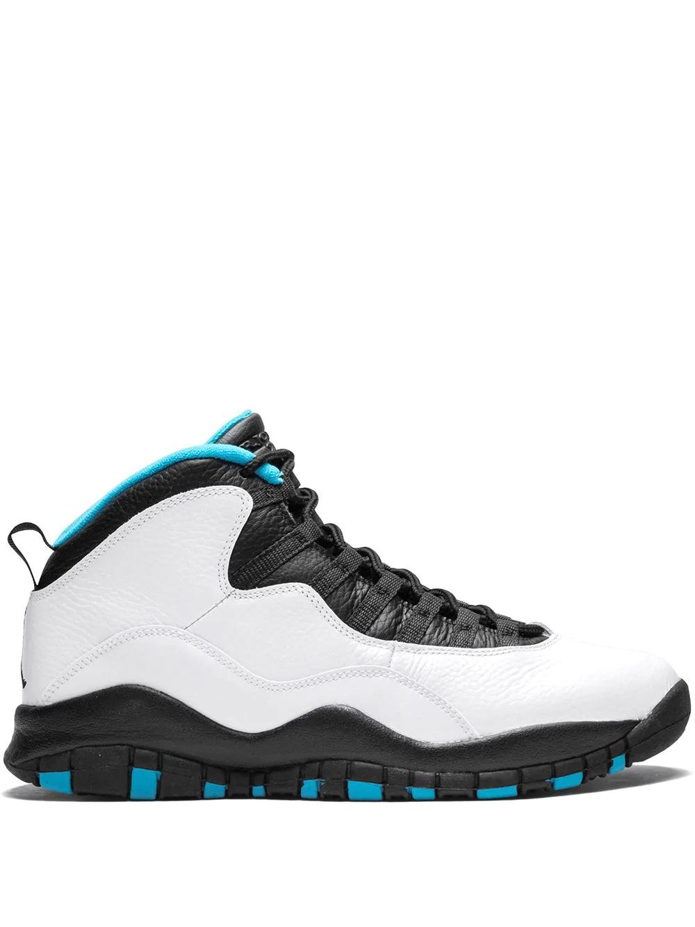 Nike Air Jordan 10 Retro High Skor Herr Vita Svarta | QWACKM039