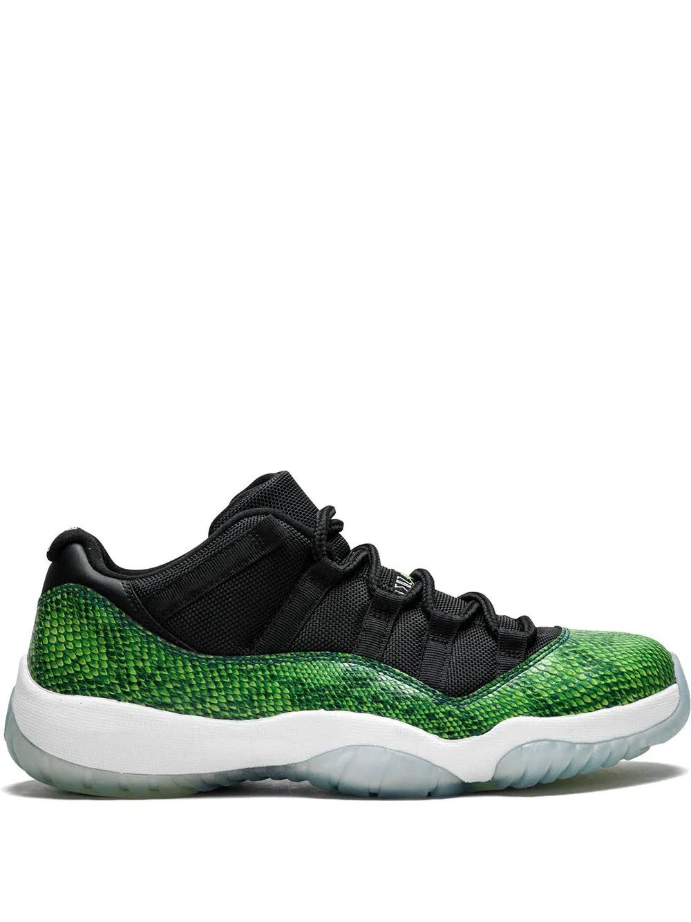 Nike Air Jordan 11 Retro Low Skor Herr Svarta Gröna | DNYZWP076