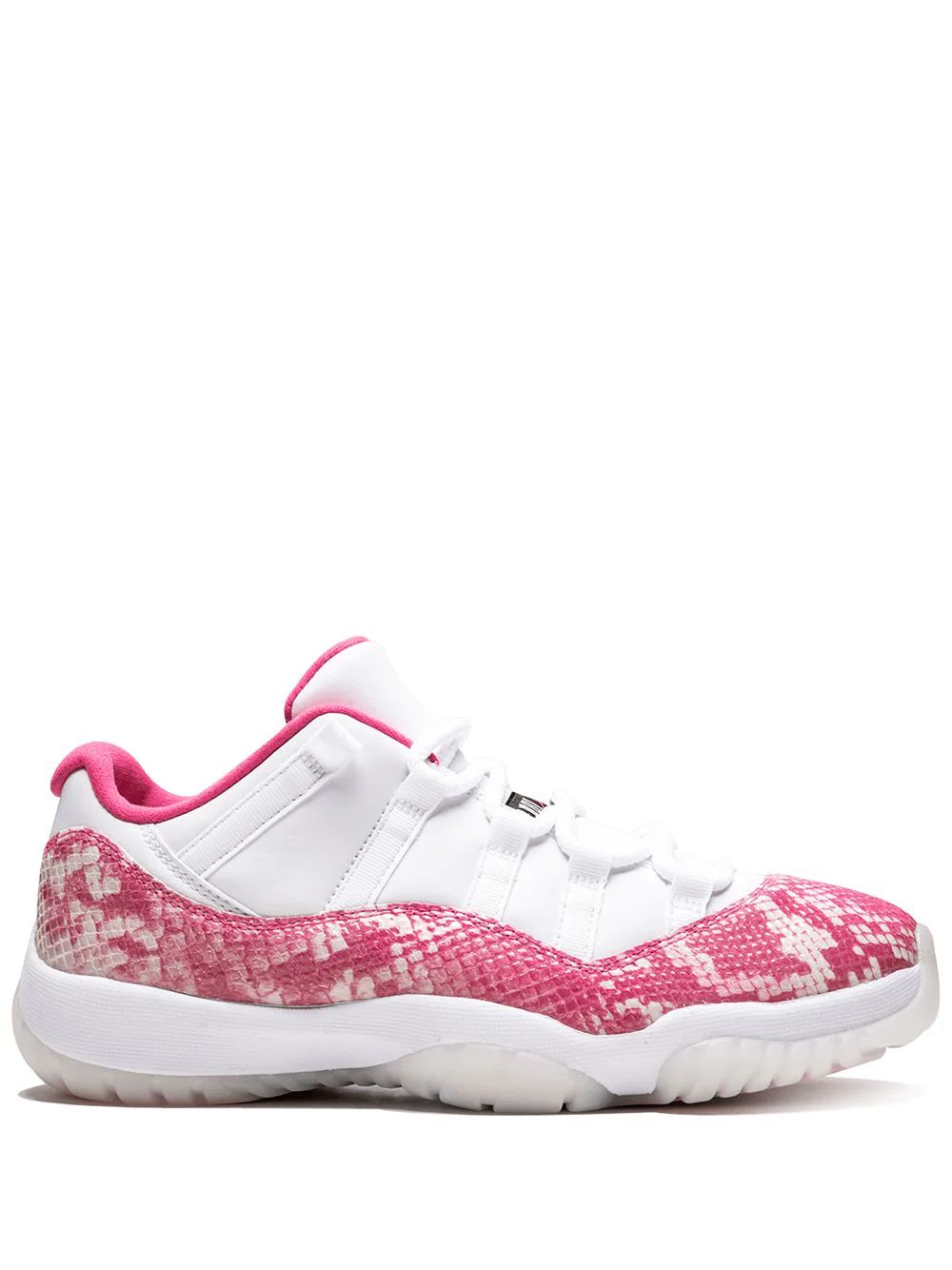 Nike Air Jordan 11 Retro Low Snakeskin Skor Dam Vita Rosa | NHXJVM952