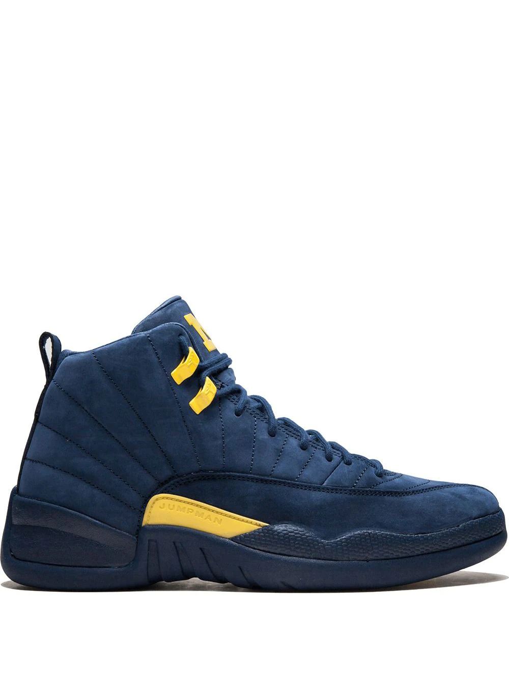 Nike Air Jordan 12 Retro Michigan High Skor Herr Marinblå | MZVHTC529