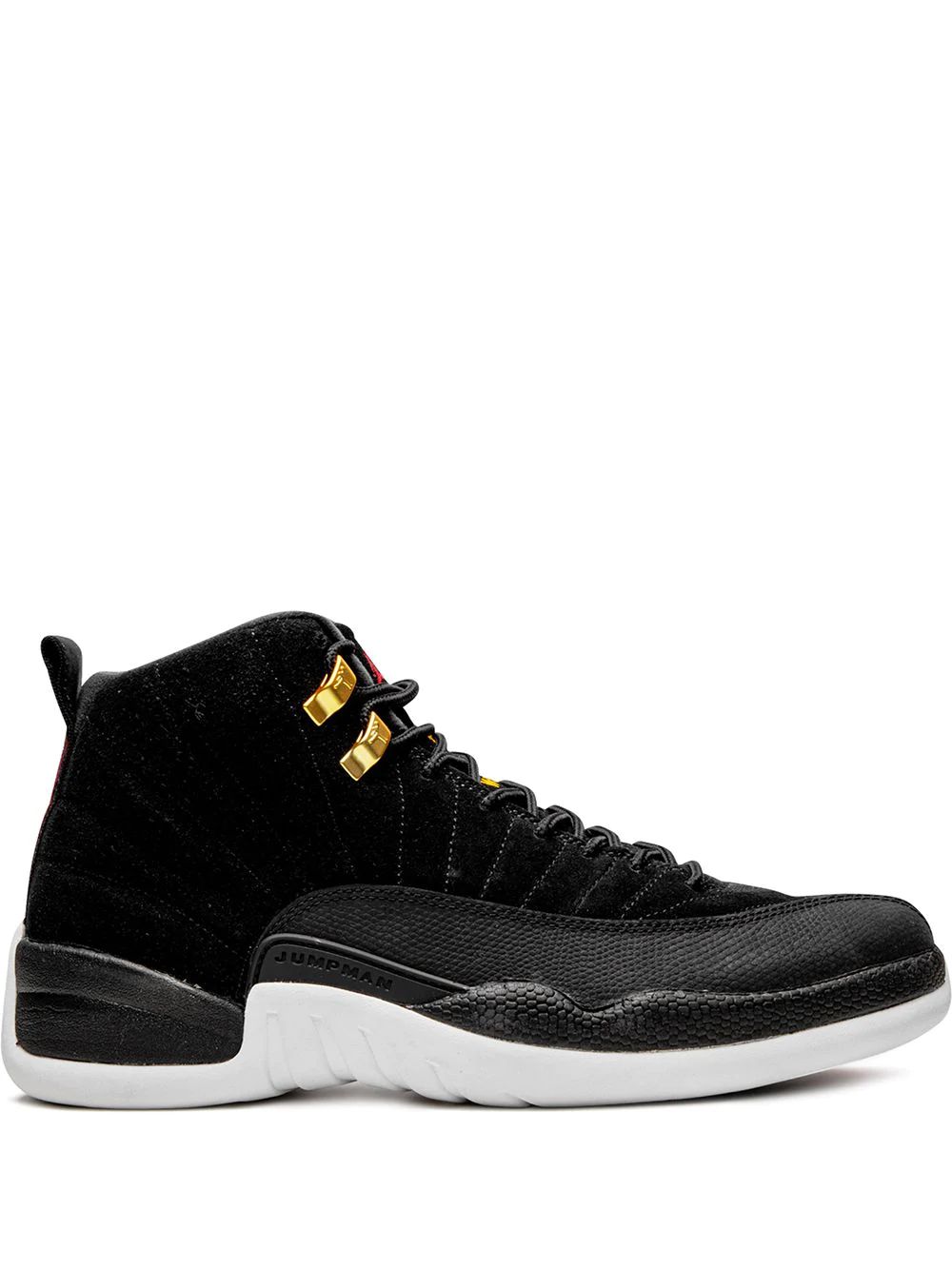 Nike Air Jordan 12 Reverse Taxi High Skor Herr Svarta | APXBUE168