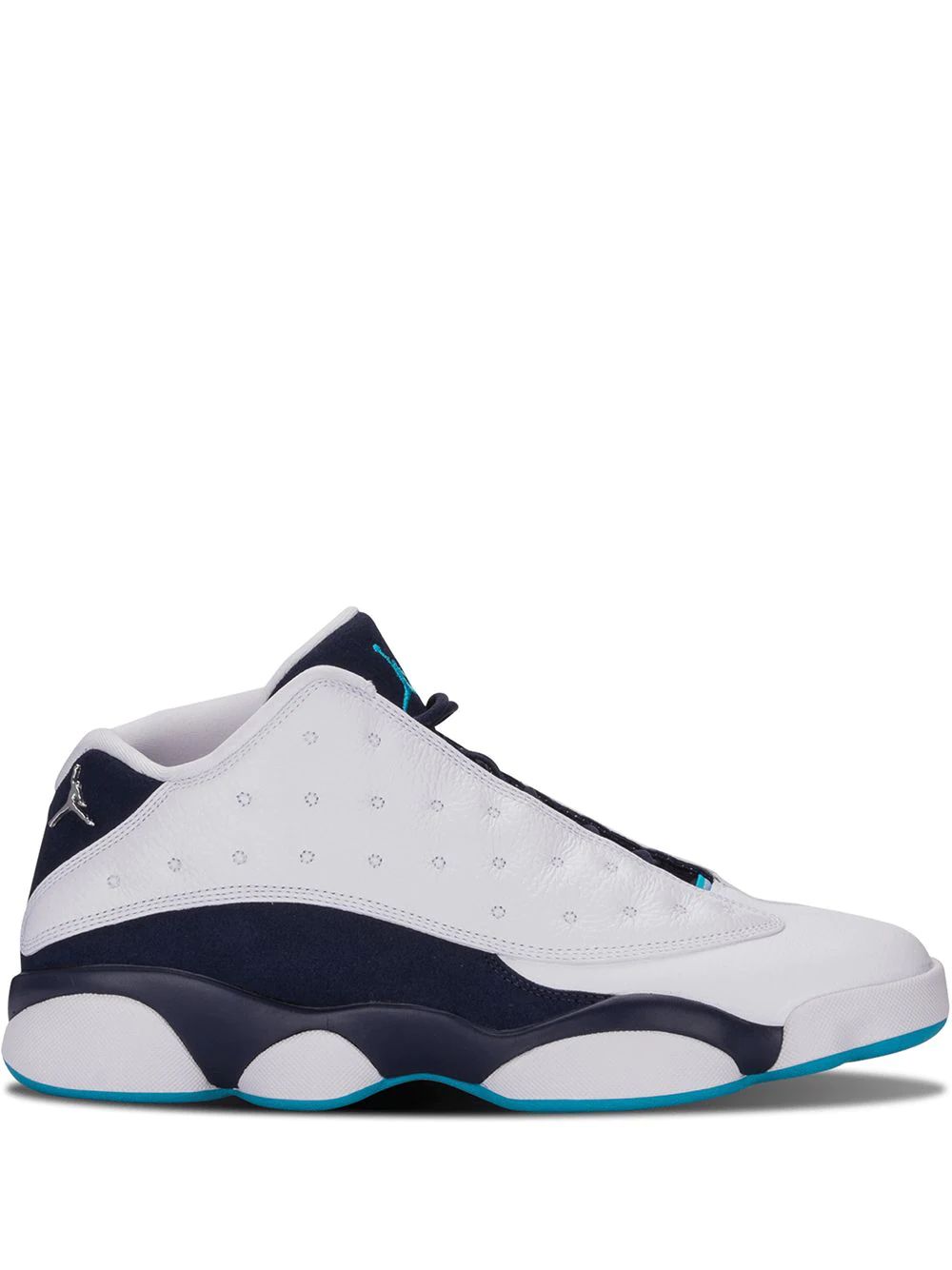 Nike Air Jordan 13 Retro Hornets Low Skor Herr Vita Blå | JLGPQX721