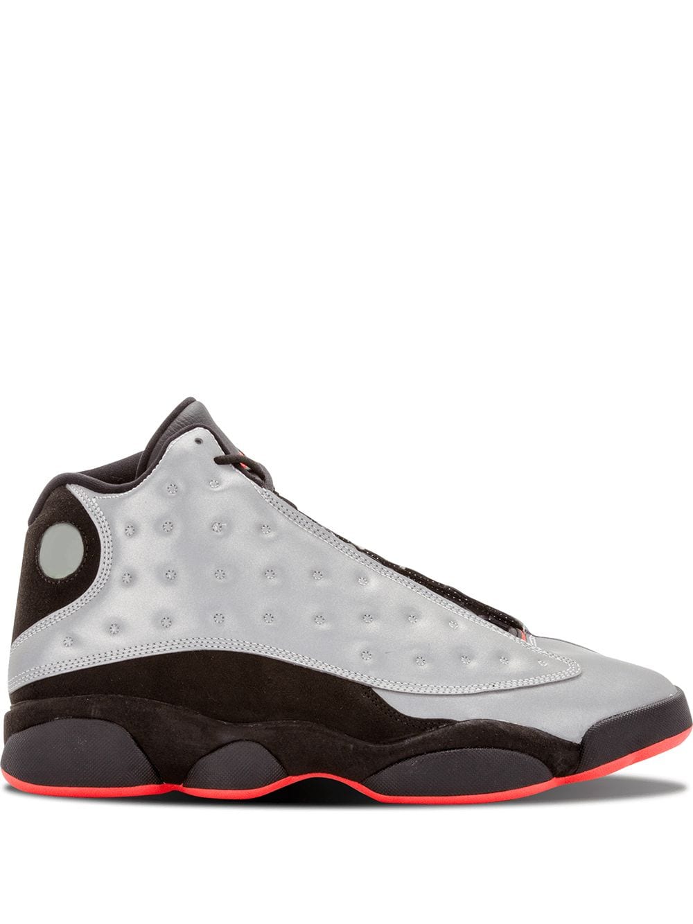 Nike Air Jordan 13 Retro Prm Infrared 23 High Skor Herr Silver Svarta | AOWNDV384