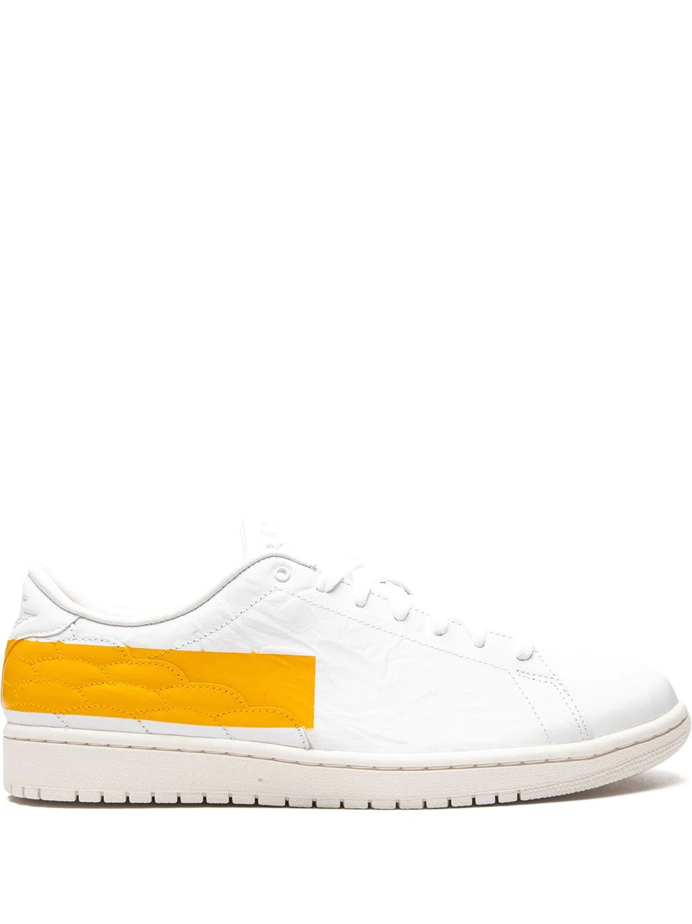 Nike Air Jordan 1 Centre Court Low Skor Herr Vita Gula | NREDAM768
