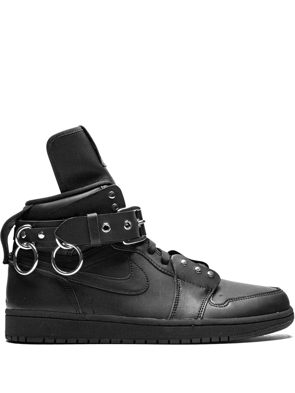 Nike Air Jordan 1 Comme Des Garçons High Skor Herr Svarta | QAWZYR319