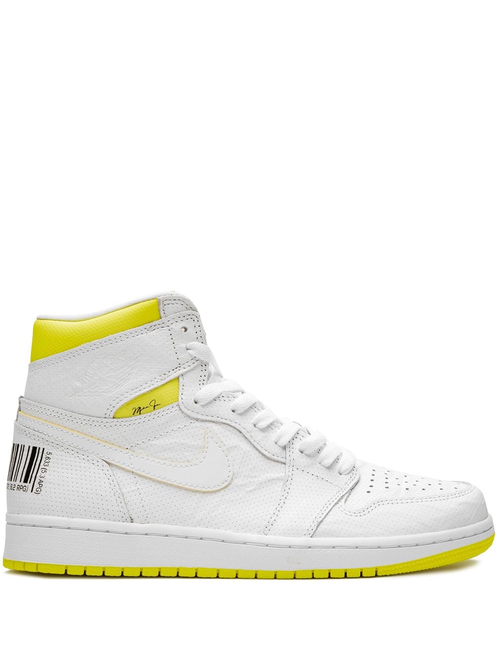 Nike Air Jordan 1 First Class Flight High Skor Herr Vita | MGSFQD284