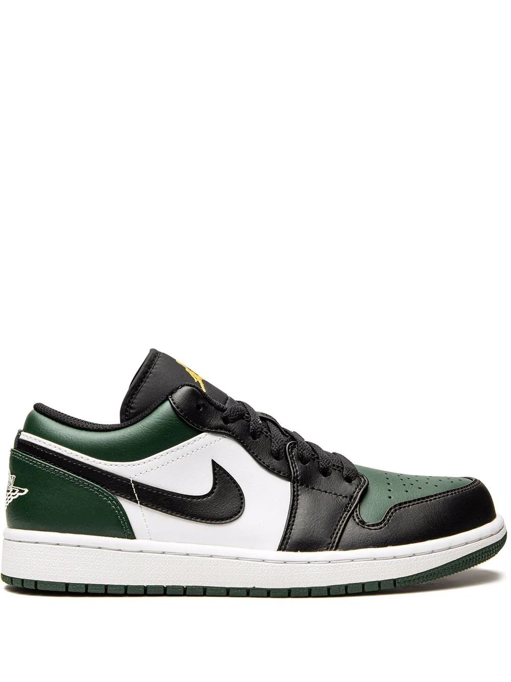 Nike Air Jordan 1 Green Tå Low Skor Herr Gröna Svarta | IVPFJD907