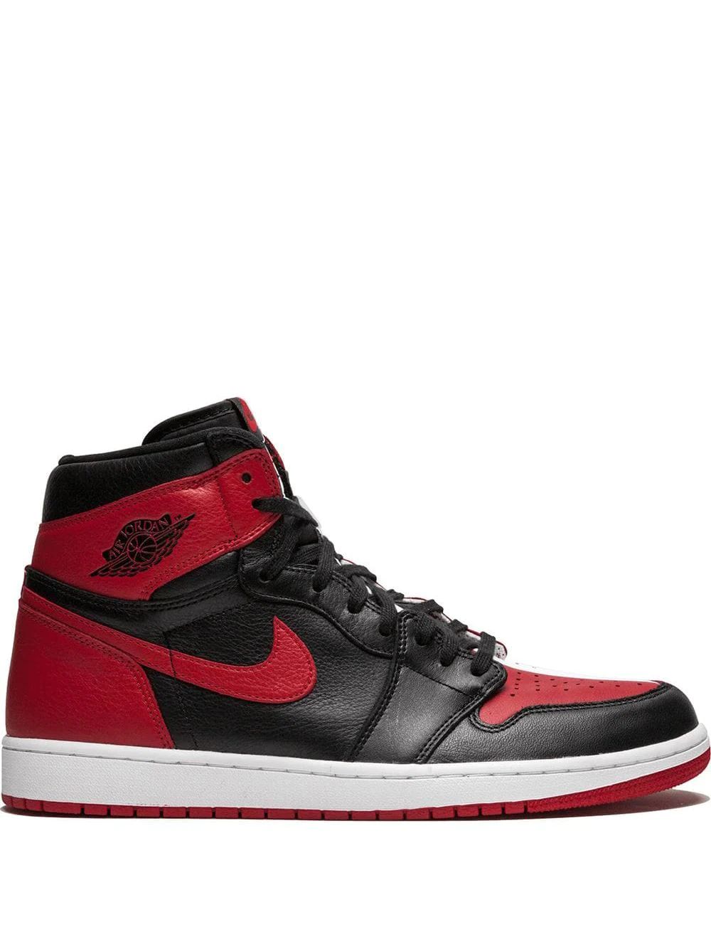 Nike Air Jordan 1 H2h Nrg / Chi High Skor Herr Svarta Röda | MUTOCN574