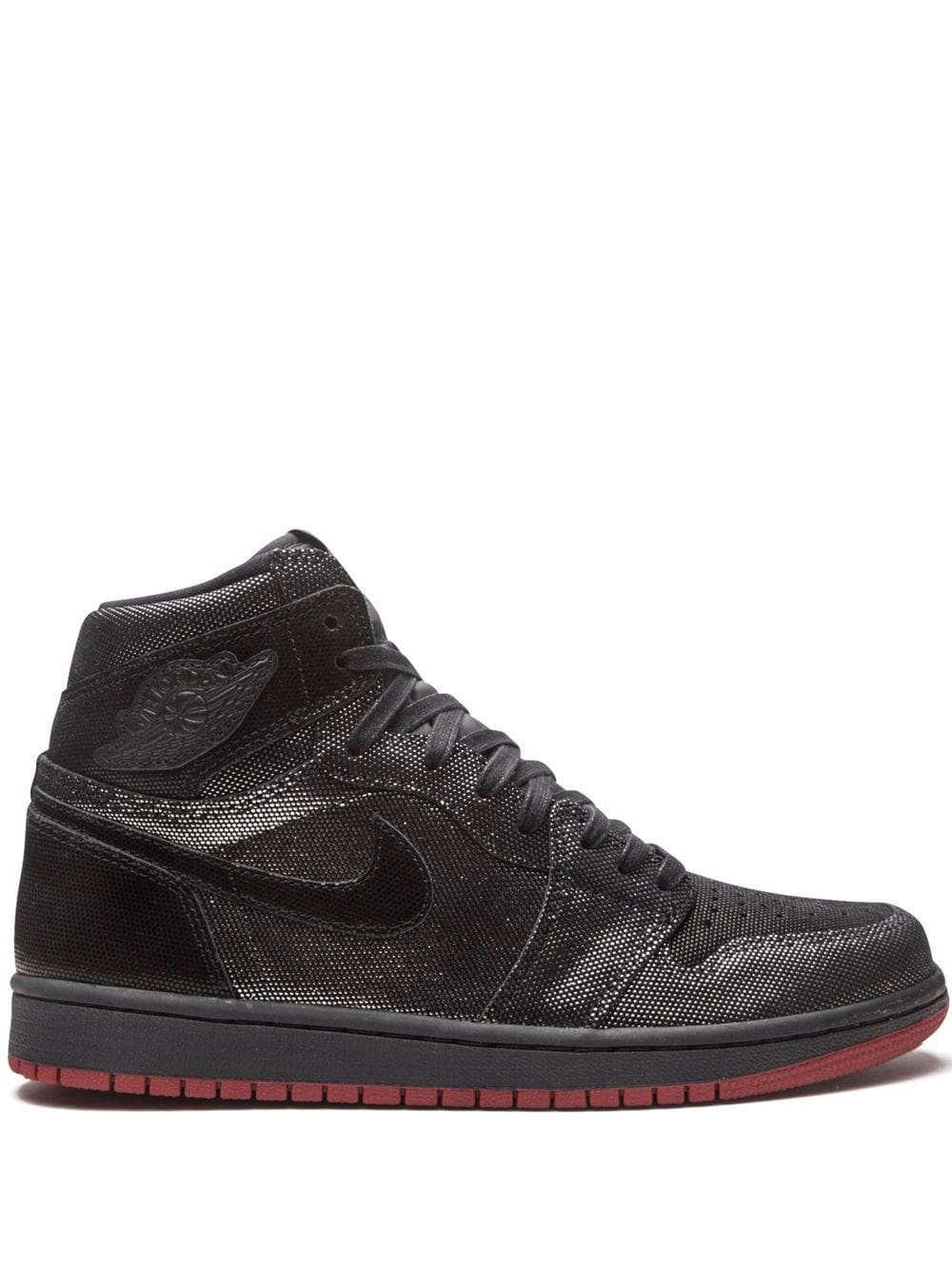 Nike Air Jordan 1 High Skor Herr Svarta | OVSACM648