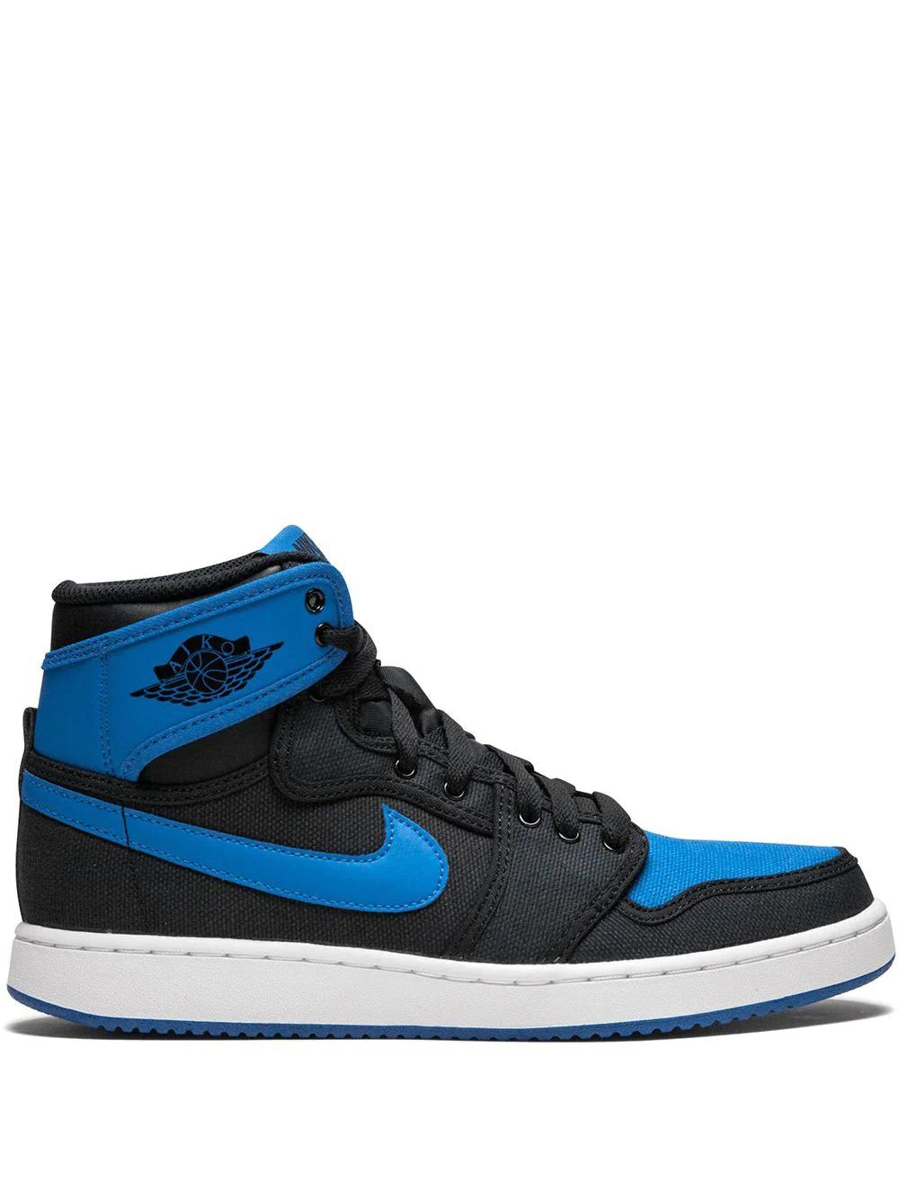 Nike Air Jordan 1 Ko High Skor Herr Svarta Blå | JSBOHR896