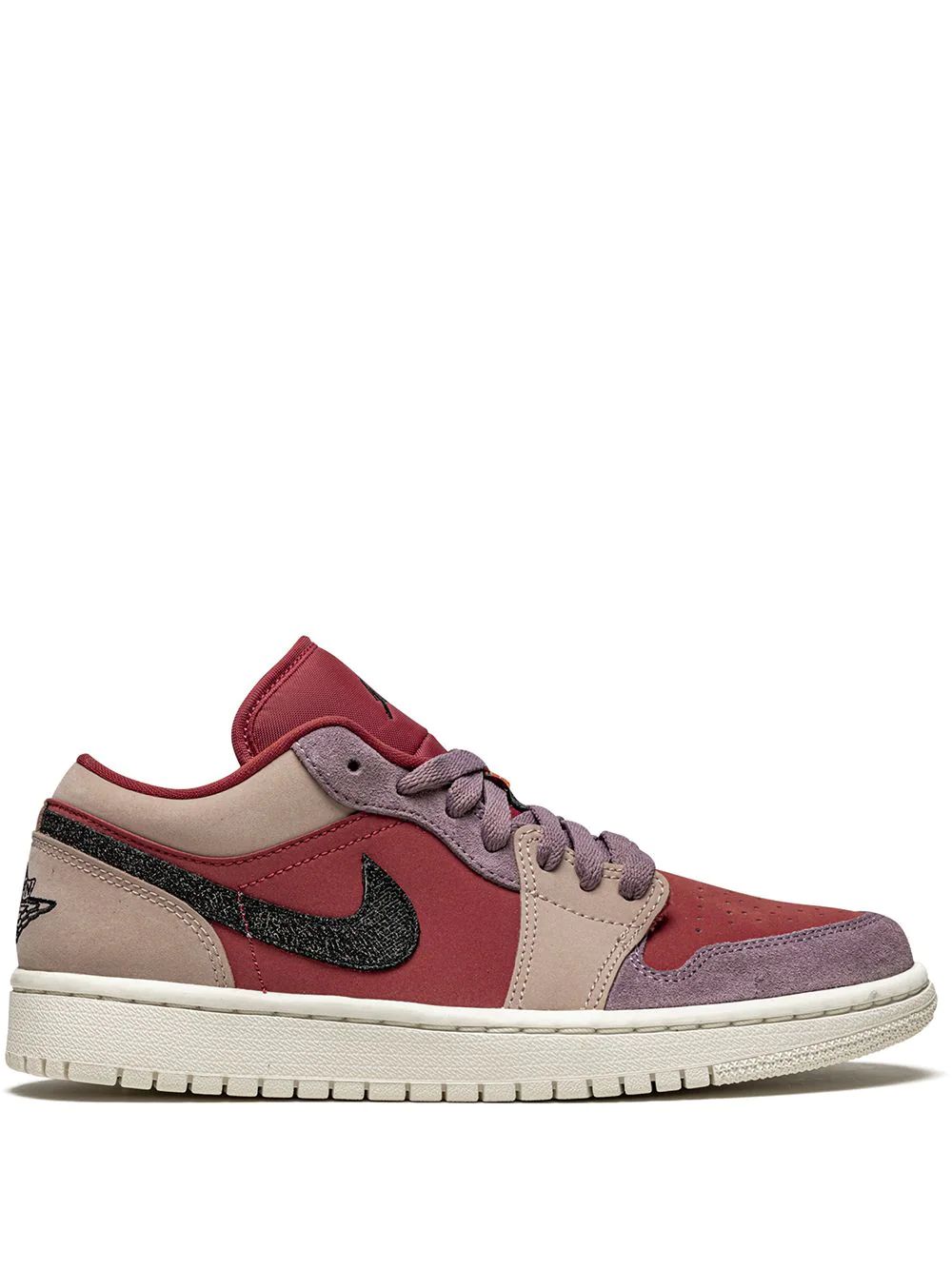 Nike Air Jordan 1 Low Skor Dam Svarta Lila | BJNAPM249