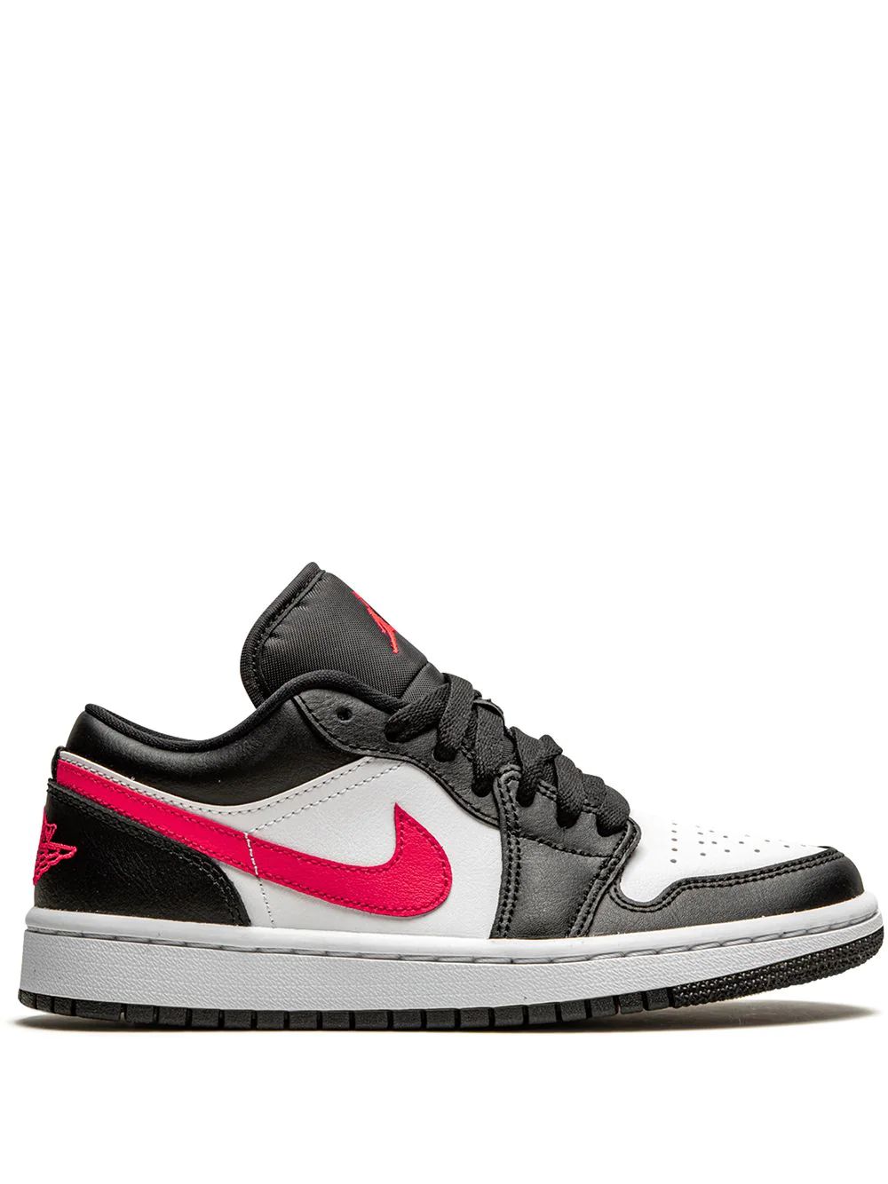 Nike Air Jordan 1 Low Skor Dam Svarta Vita | FLZEOI452
