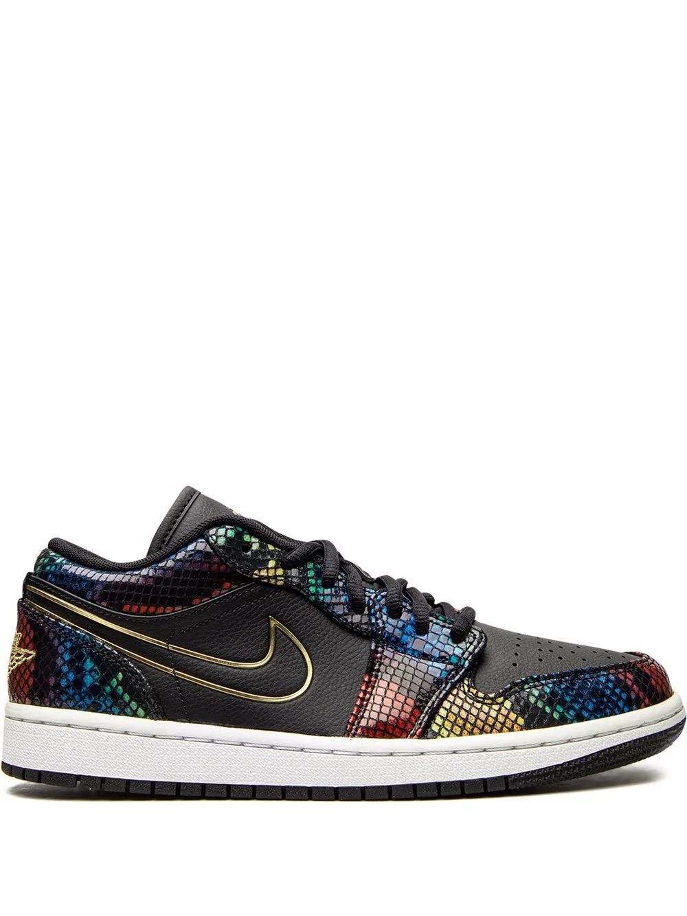 Nike Air Jordan 1 Low Skor Dam Svarta | TAYCJB958