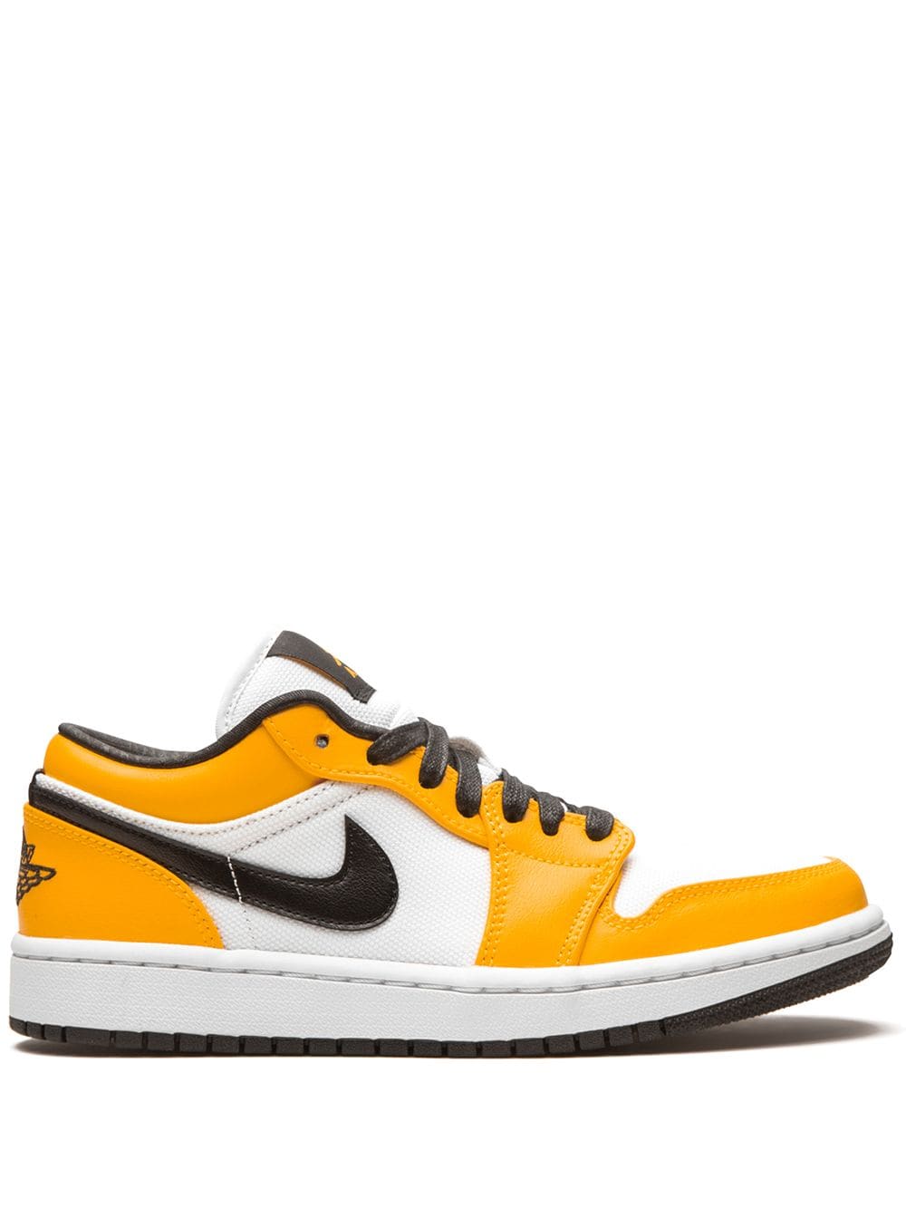 Nike Air Jordan 1 Low Skor Dam Vita Gula | UWBKIZ850