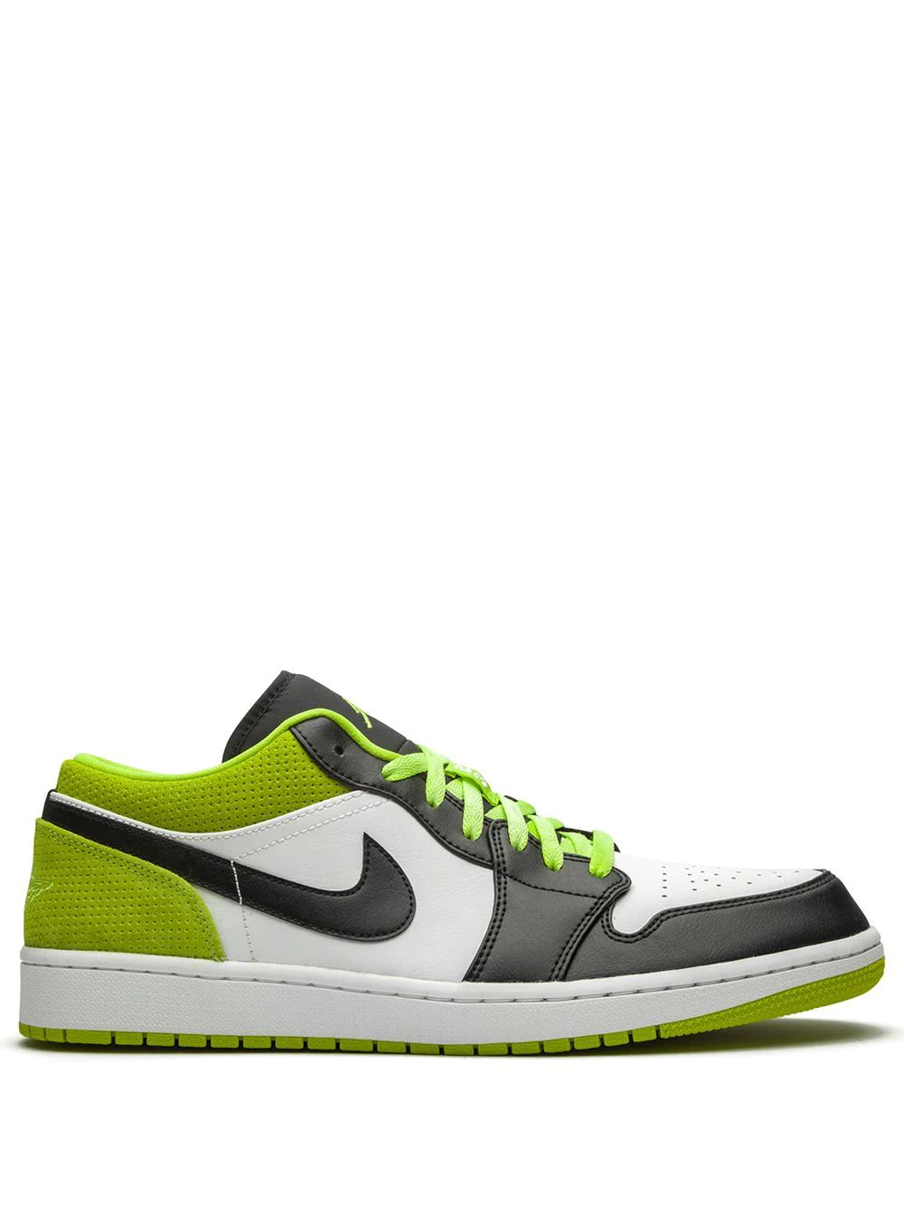 Nike Air Jordan 1 Low Skor Herr Gröna Vita | APCVOM324