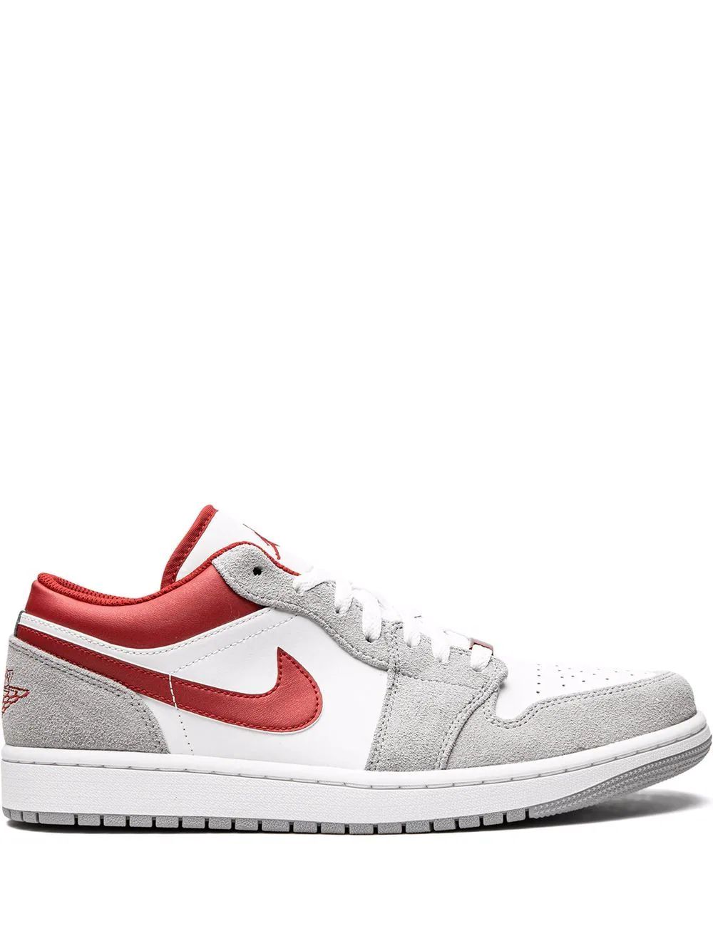 Nike Air Jordan 1 Low Skor Herr Grå Vita | DNBUVE735