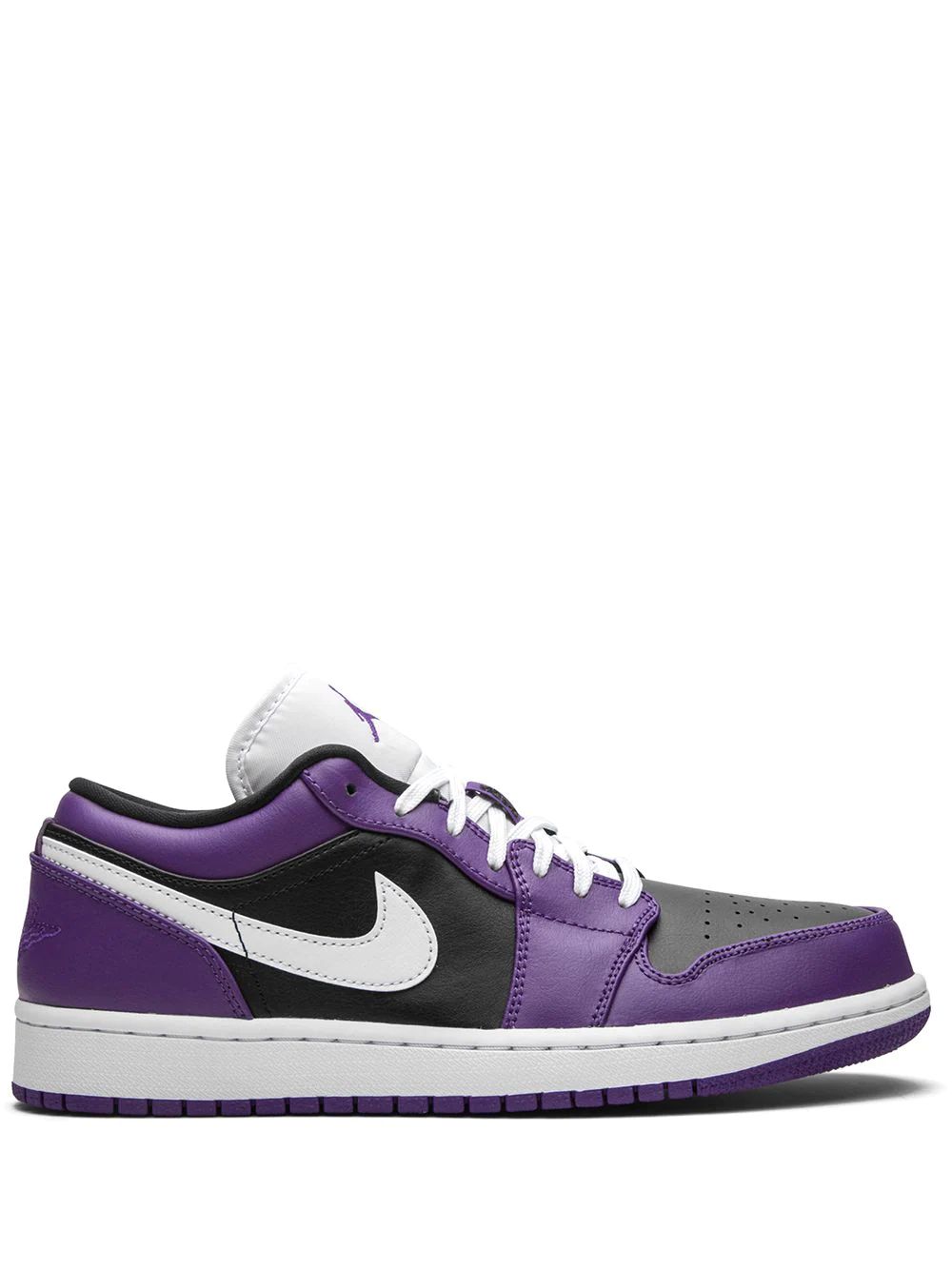 Nike Air Jordan 1 Low Skor Herr Lila Svarta | ENIVBR783