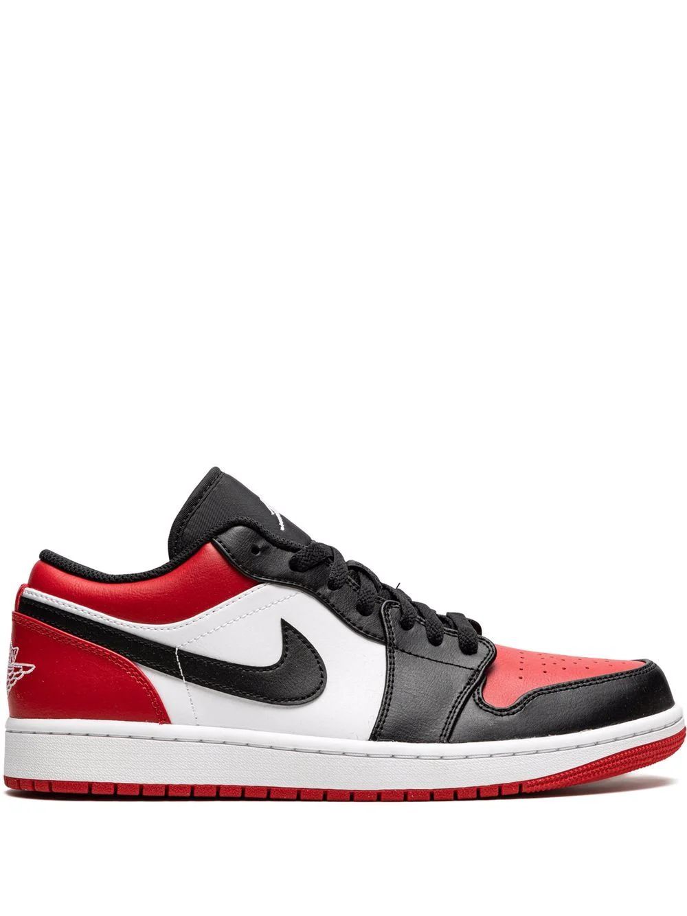 Nike Air Jordan 1 Low Skor Herr Röda Svarta | IWXYHT413