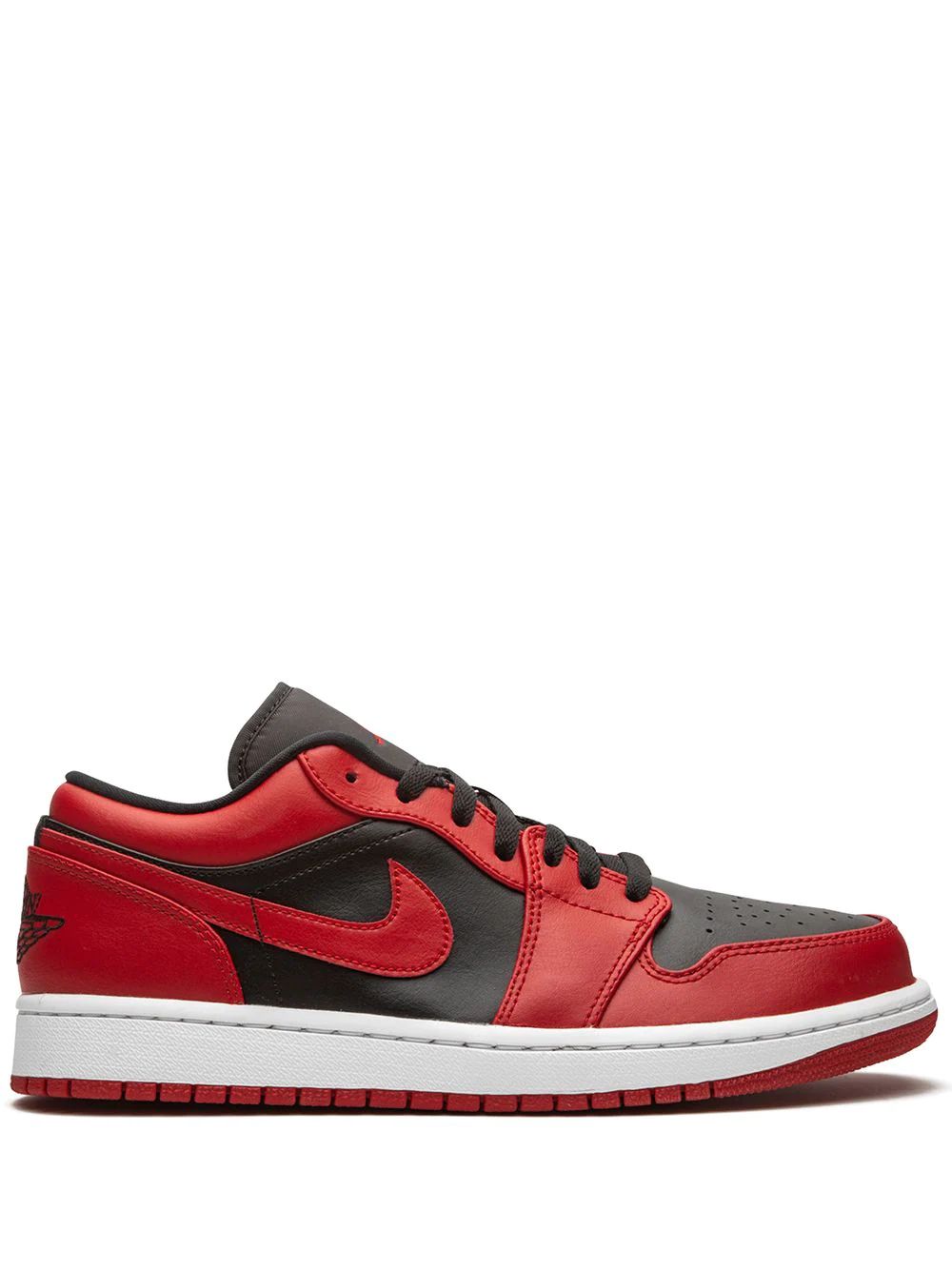 Nike Air Jordan 1 Low Skor Herr Röda Svarta | OESZPK648