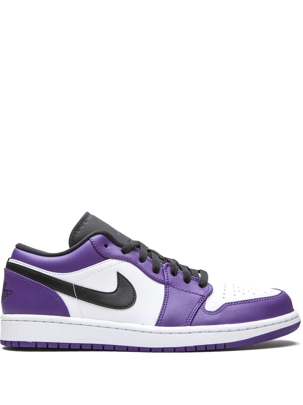 Nike Air Jordan 1 Low Skor Herr Lila Vita | OMECFV152