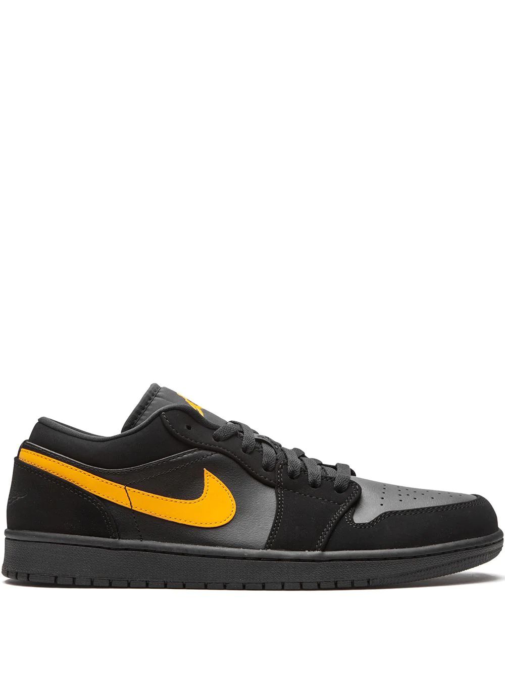 Nike Air Jordan 1 Low Skor Herr Svarta | QGMPZI186