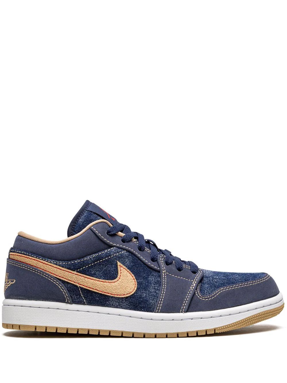 Nike Air Jordan 1 Low Skor Herr Blå | ZXYHRP416