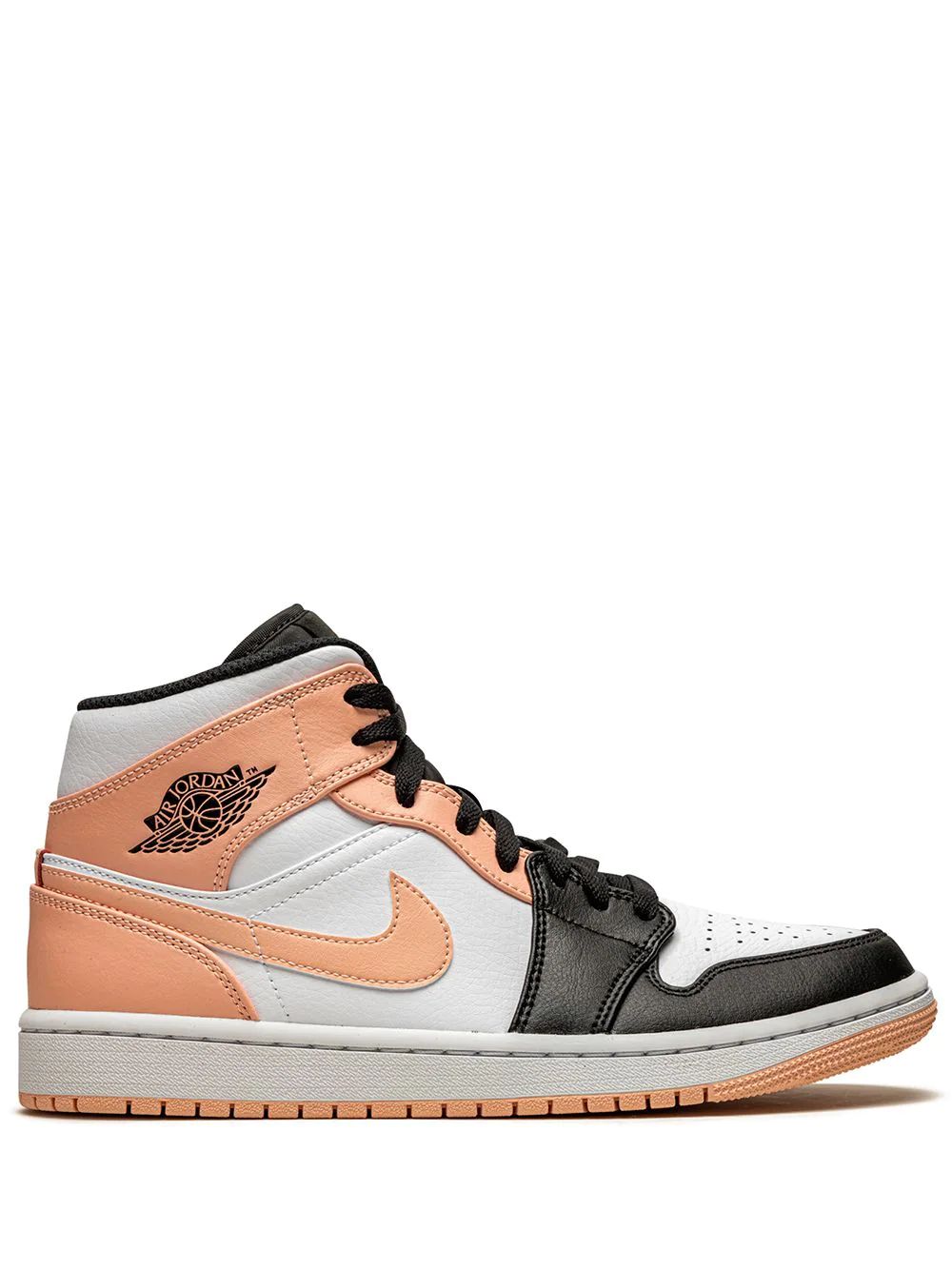 Nike Air Jordan 1 Mid "Crimson Tint" Skor Herr Svarta Orange | HZVOIU640