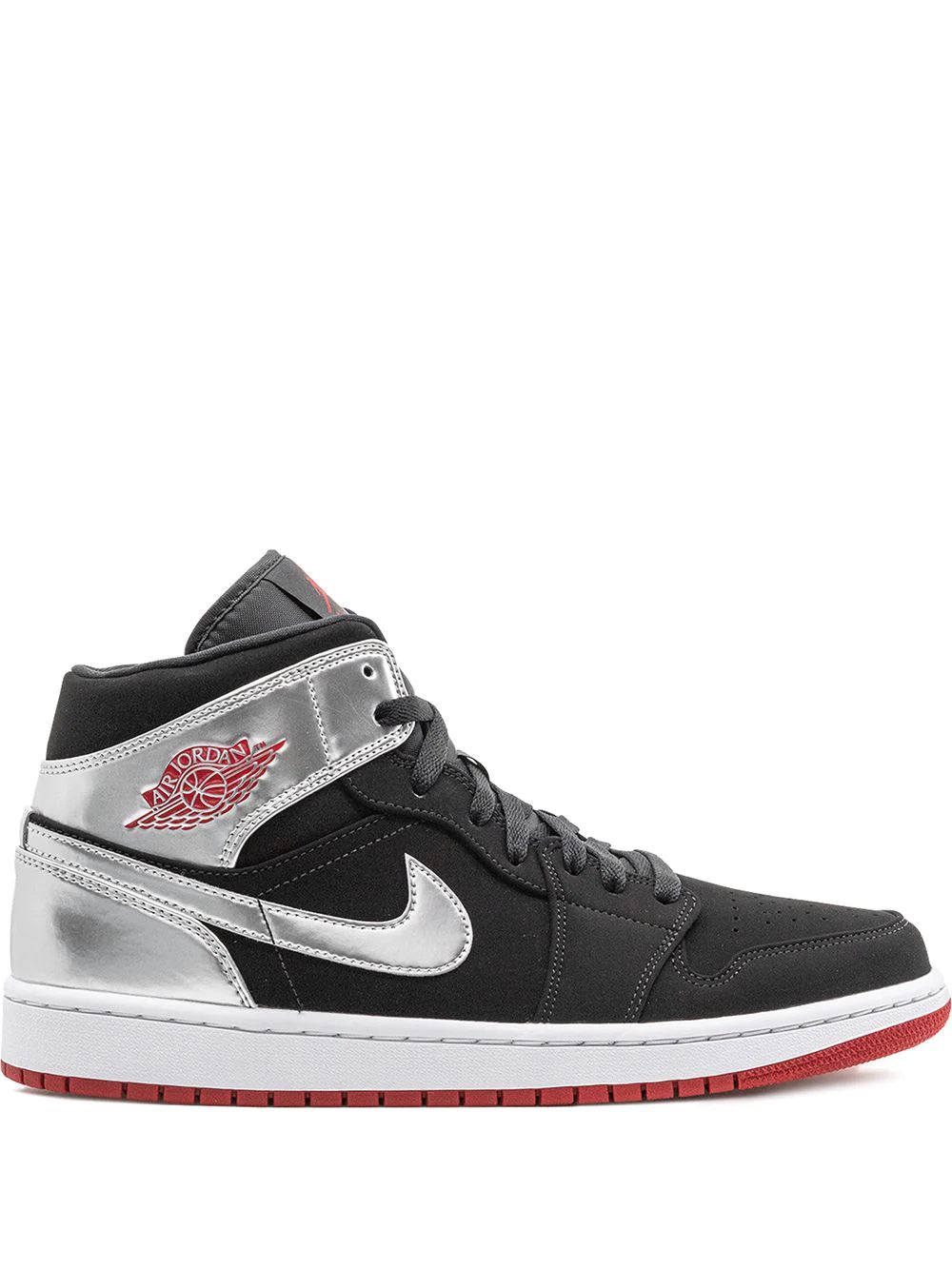 Nike Air Jordan 1 Mid Johnny Kilroy Skor Herr Svarta Silver | SPXETR123