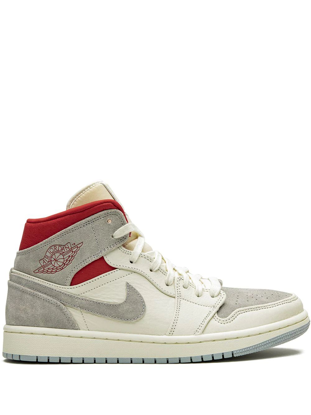 Nike Air Jordan 1 Mid Prm Sneakerstuff 20th Anniversary Skor Herr Vita Grå | OGLZAF395
