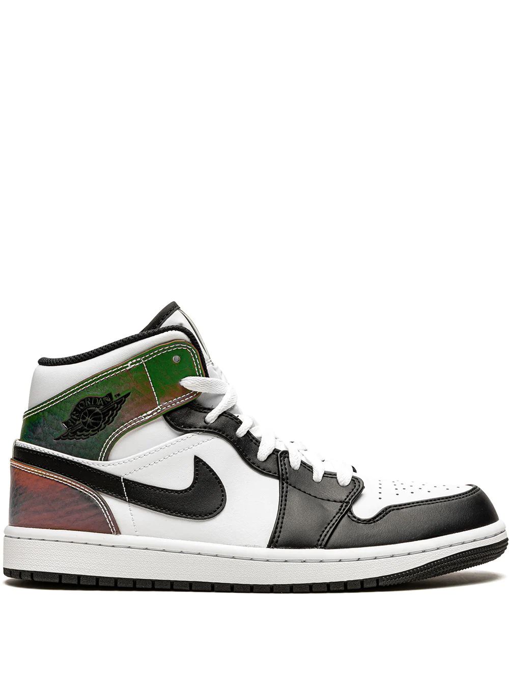 Nike Air Jordan 1 Mid Se "Heat Reactive" Skor Herr Vita Svarta | LGQSAF598