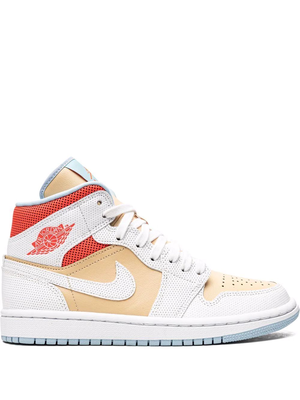 Nike Air Jordan 1 Mid Se "Sesame" Skor Dam Vita Beige | YKFEUZ938