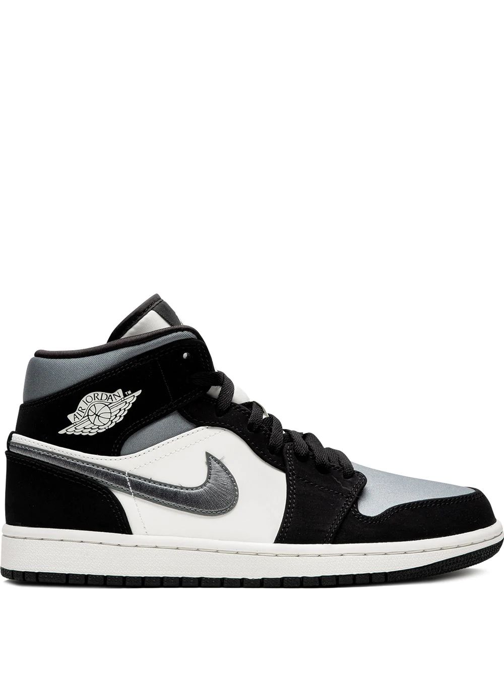 Nike Air Jordan 1 Mid Se Skor Herr Svarta Vita | DRVELM368