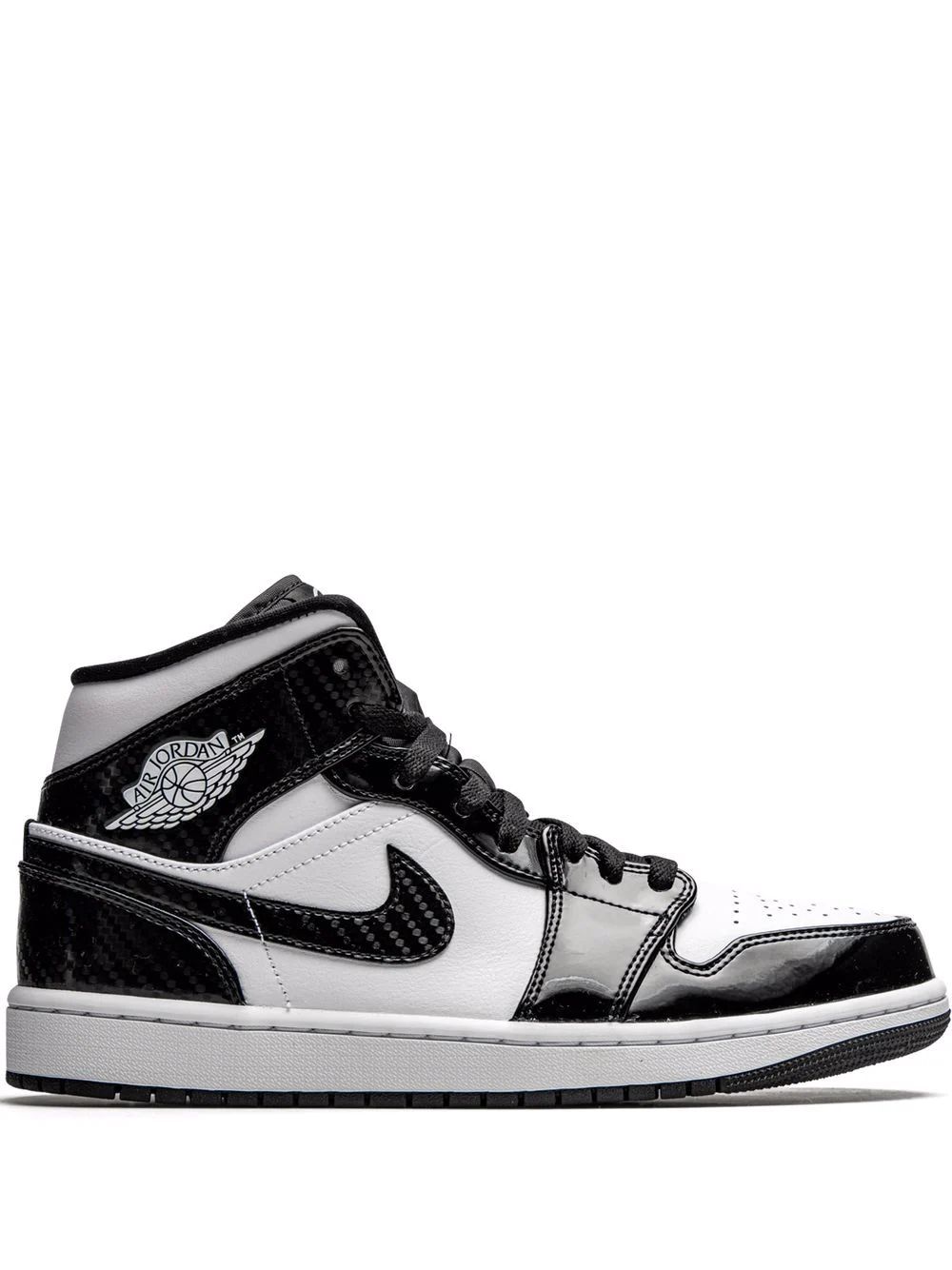 Nike Air Jordan 1 Mid Se Skor Herr Svarta Vita | JNGDEO967