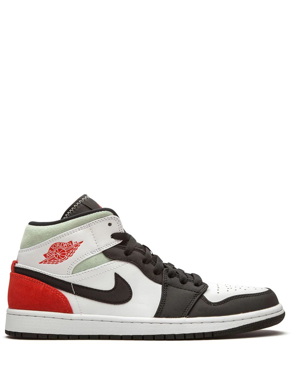 Nike Air Jordan 1 Mid Se Skor Herr Vita Svarta | LRKYGH016