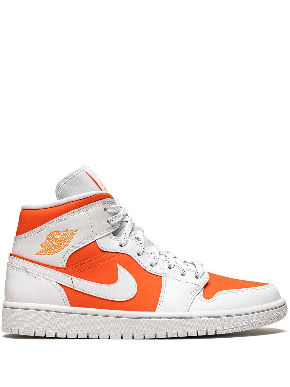 Nike Air Jordan 1 Mid Se Skor Dam Vita Orange | NWIHJR725
