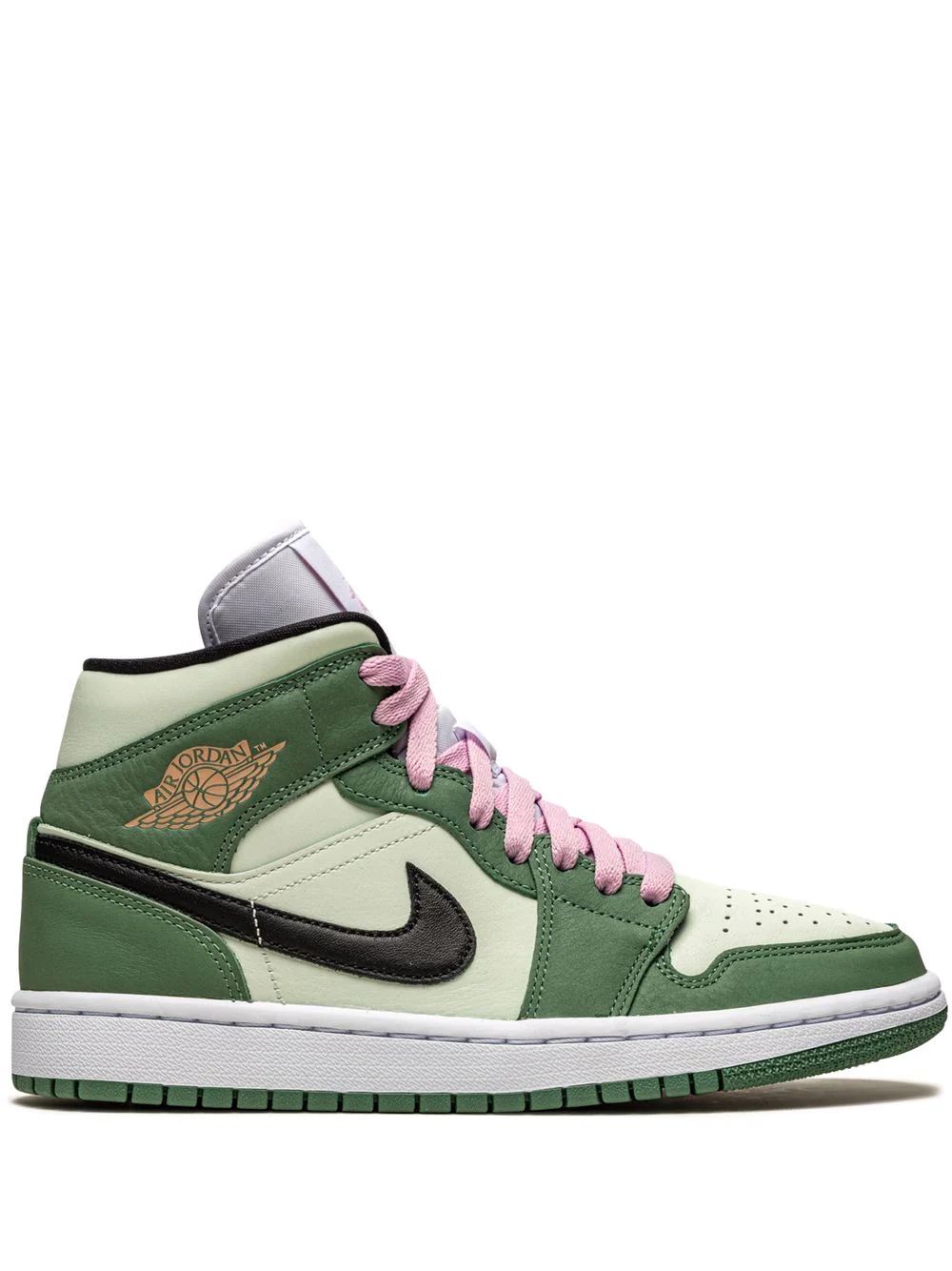 Nike Air Jordan 1 Mid Se Skor Dam Gröna | RNDCXM530