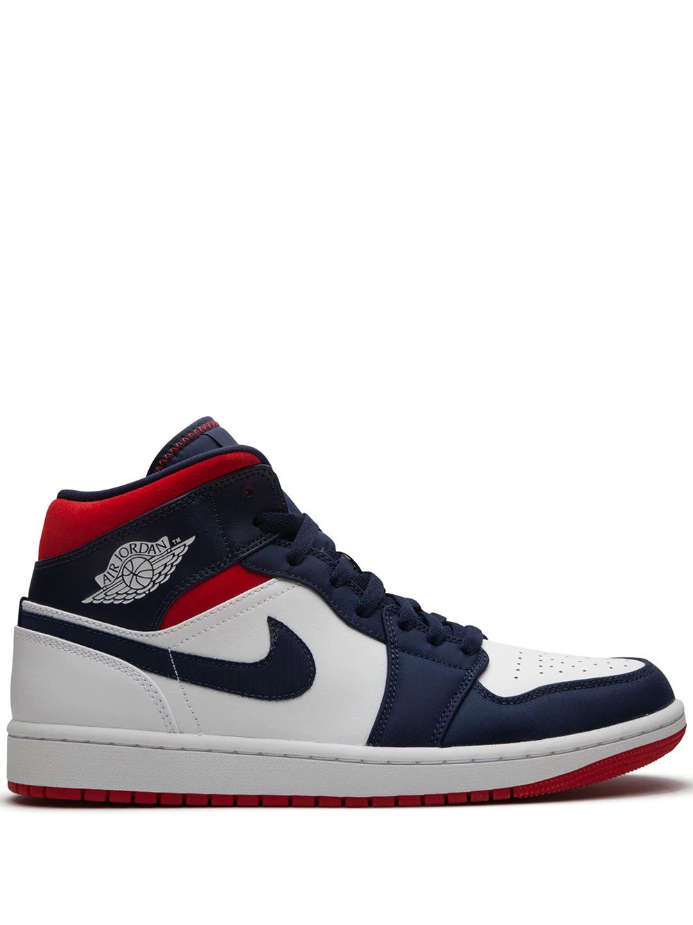 Nike Air Jordan 1 Mid Se Skor Herr Blå Vita | YWLREA782