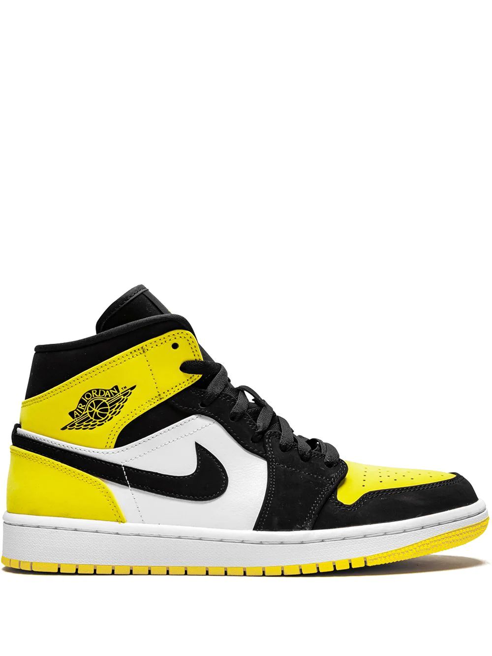 Nike Air Jordan 1 Mid Se Yellow Tå Skor Dam Svarta Gula | ZQFPXN376