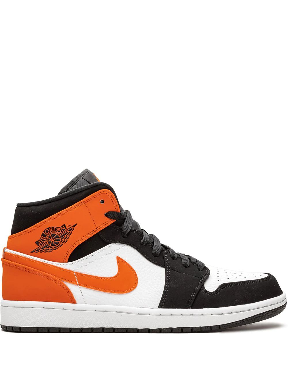 Nike Air Jordan 1 Mid Shattered Backboard Skor Dam Svarta Orange | XOWARZ942