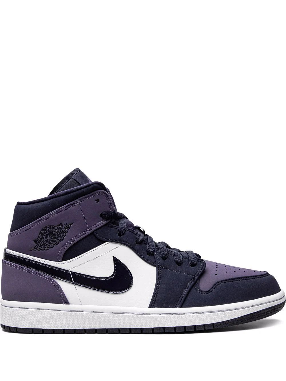 Nike Air Jordan 1 Mid Skor Herr Lila | OUHCXN937