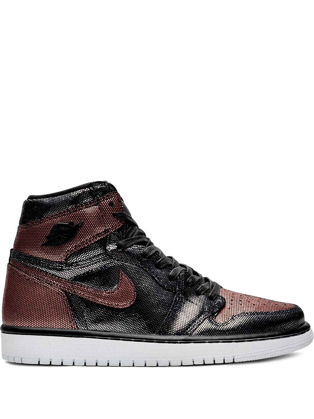 Nike Air Jordan 1 Og Fearless High Skor Dam Svarta Bruna | MNTVBD604