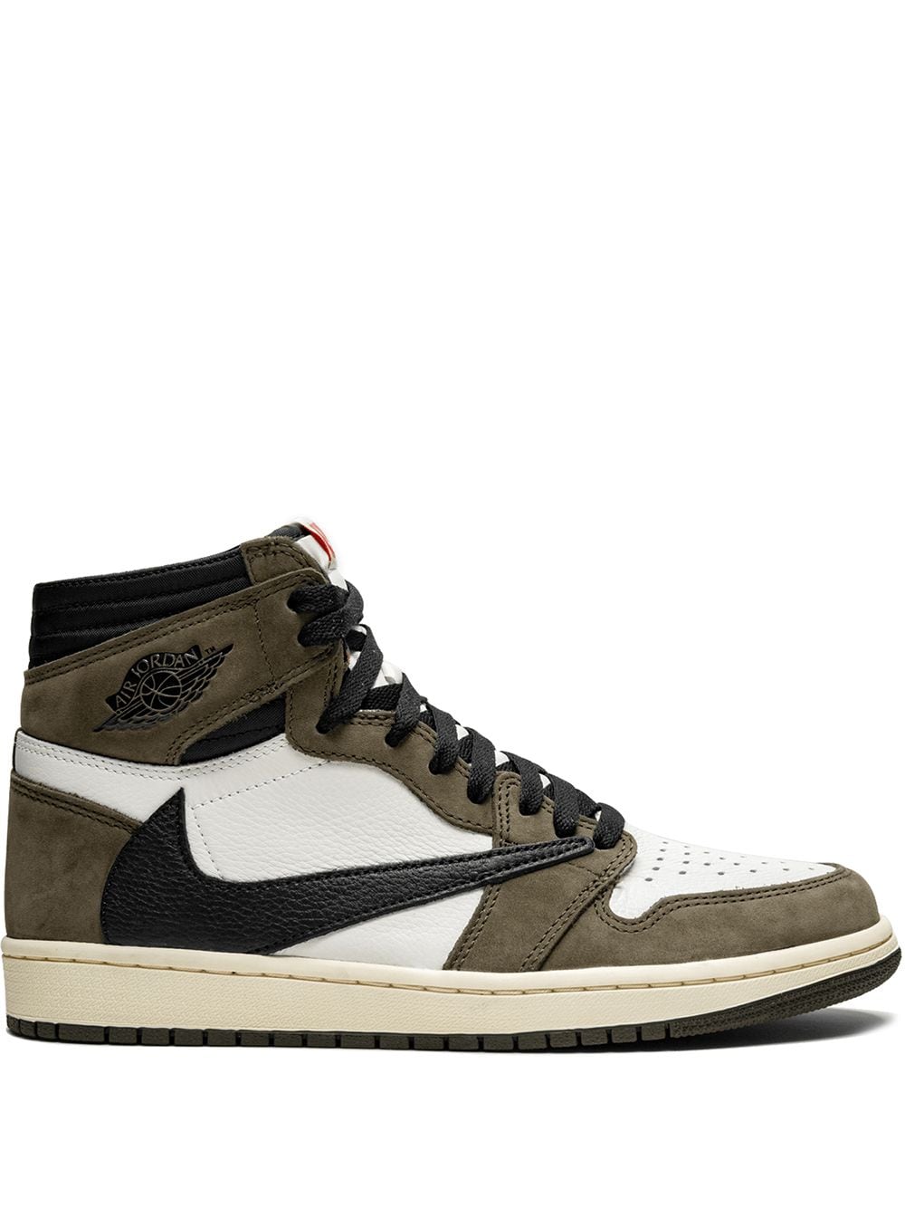 Nike Air Jordan 1 Og Ts Sp Travis Scott High Skor Herr Olivgröna Vita | JBQXTZ391