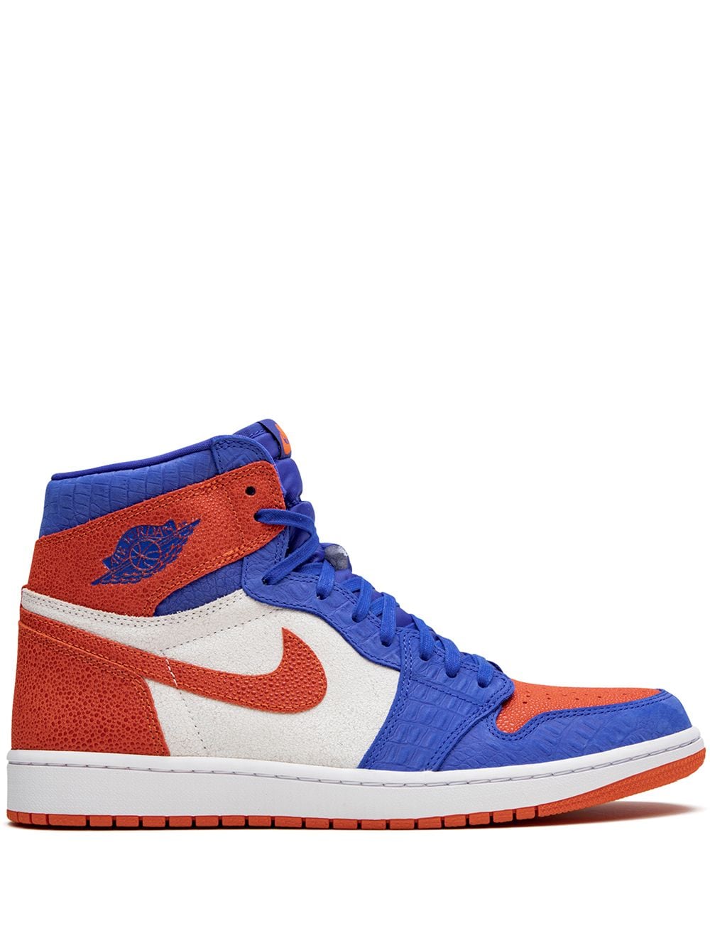 Nike Air Jordan 1 Retro High Skor Herr Blå Orange | TRGNJP843