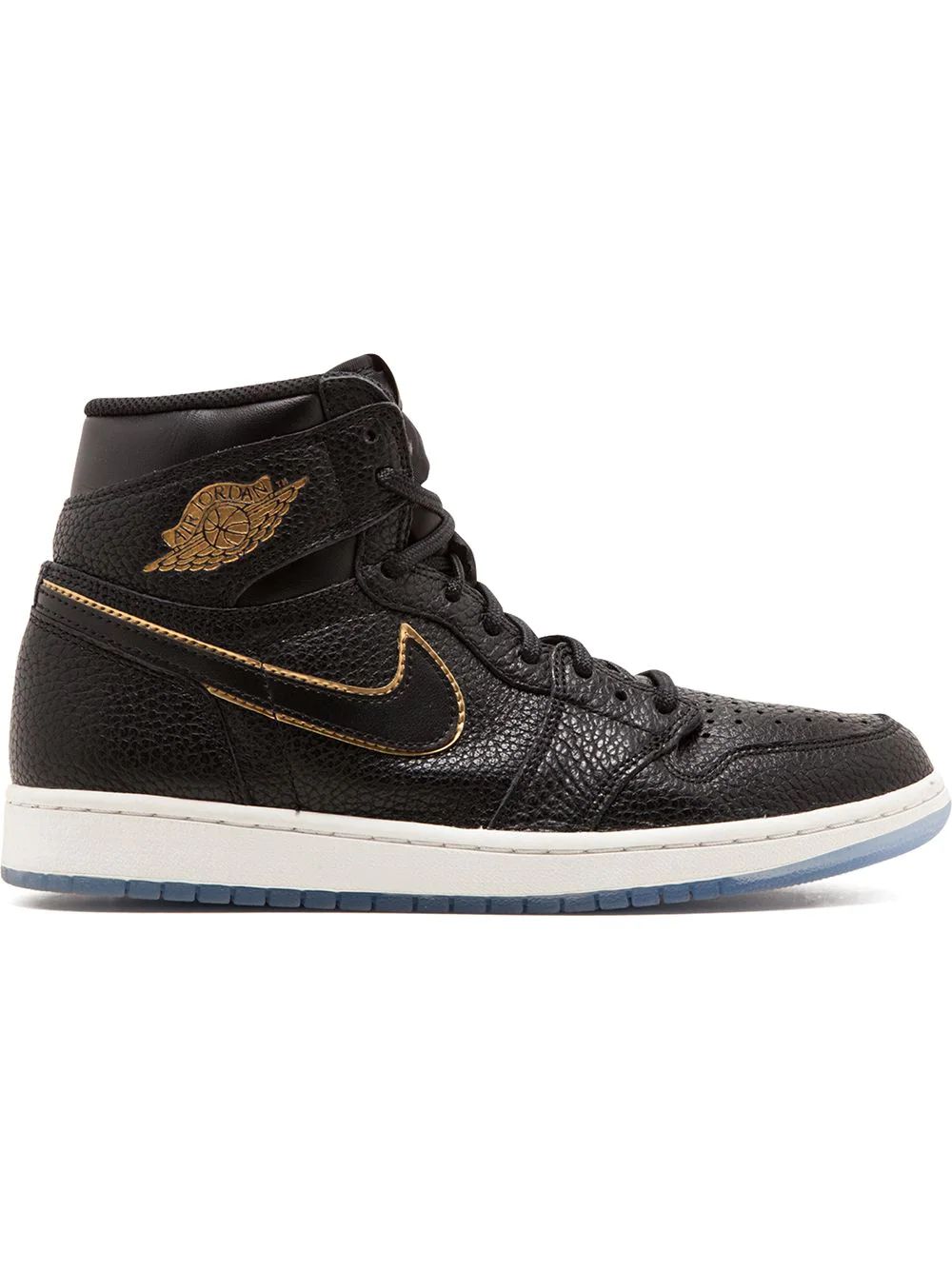 Nike Air Jordan 1 Retro Los Angeles High Skor Dam Svarta | JWCUDA683