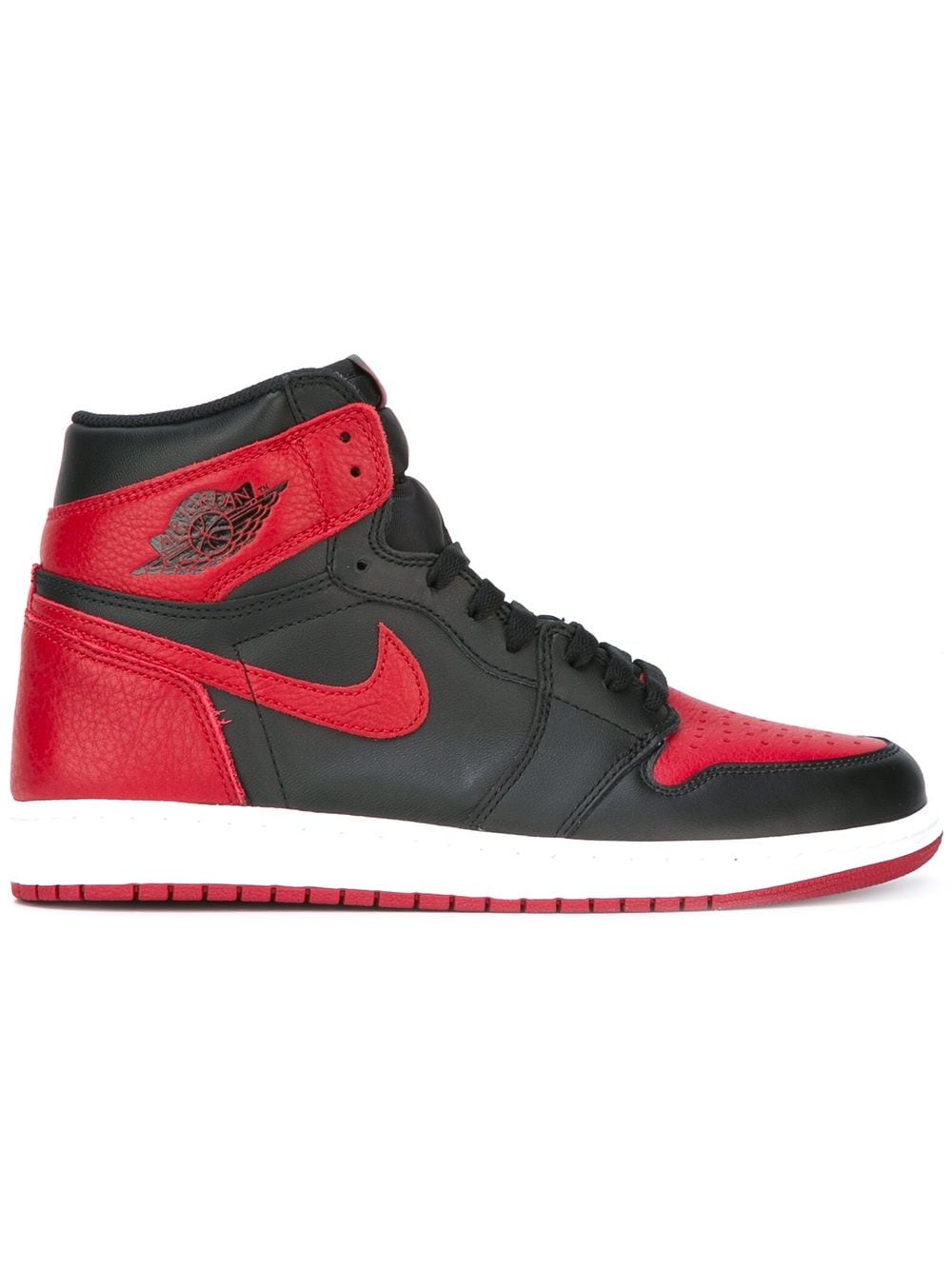 Nike Air Jordan 1 Retro Og Banned / Bred High Skor Dam Röda Svarta | OKDLHM571