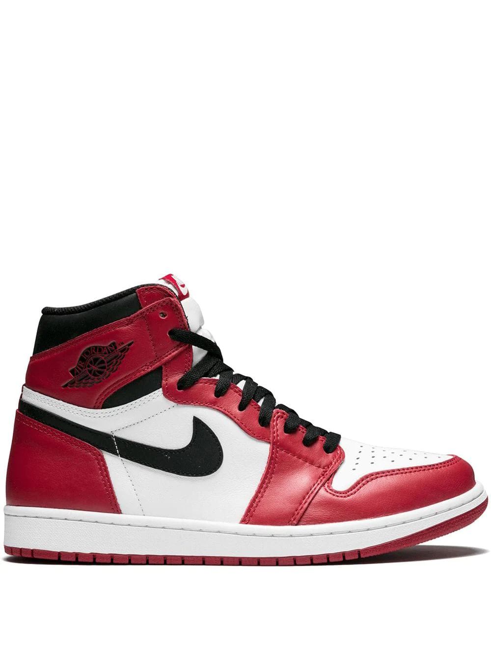 Nike Air Jordan 1 Retro Og Chicago High Skor Dam Vita Röda | OVXGZS324