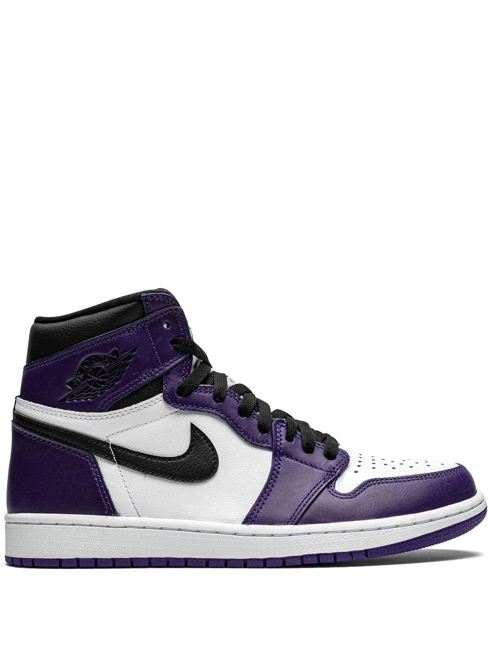 Nike Air Jordan 1 Retro Og Court Purple 2.0 High Skor Herr Vita Lila | RBPWFJ350