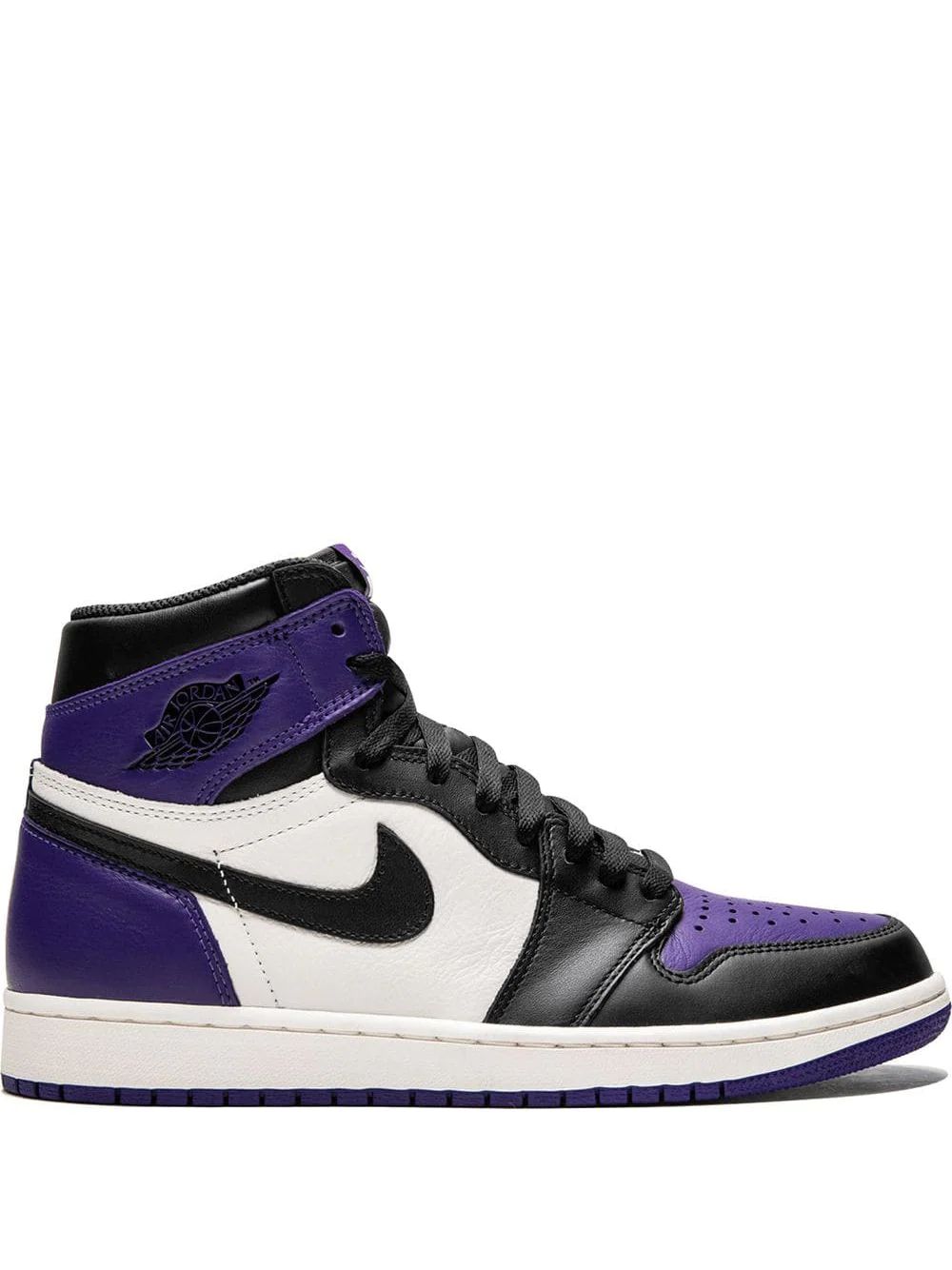 Nike Air Jordan 1 Retro Og Court Purple High Skor Dam Lila Svarta | ZKVPOM907