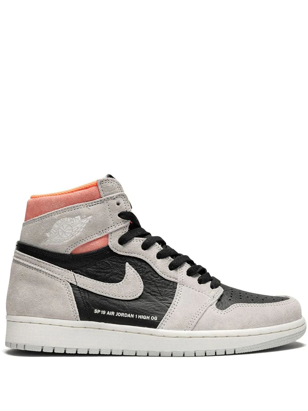 Nike Air Jordan 1 Retro Og High Skor Herr Grå Svarta | BZRVSQ297