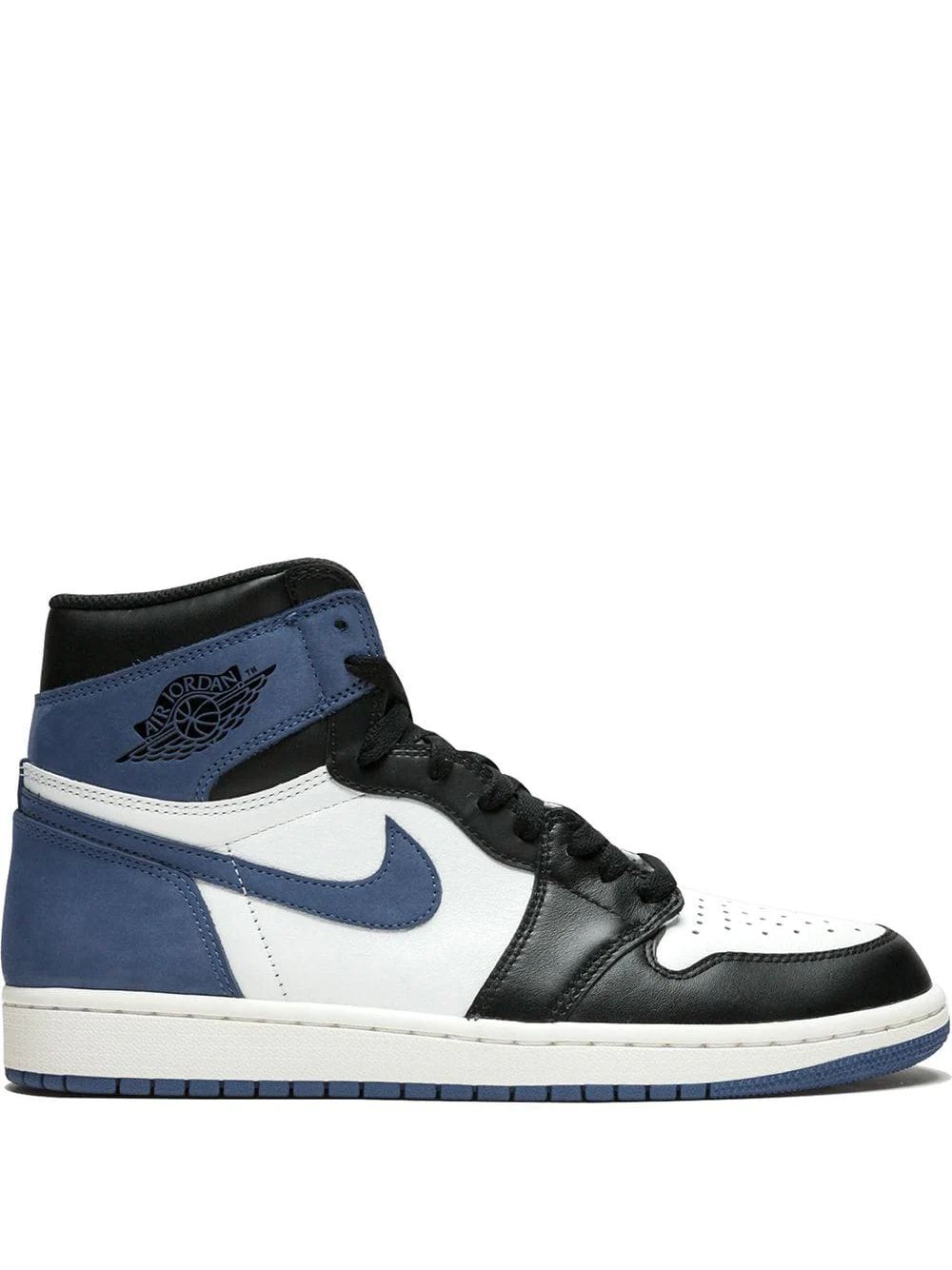 Nike Air Jordan 1 Retro Og High Skor Dam Blå Svarta | FQTKLG981
